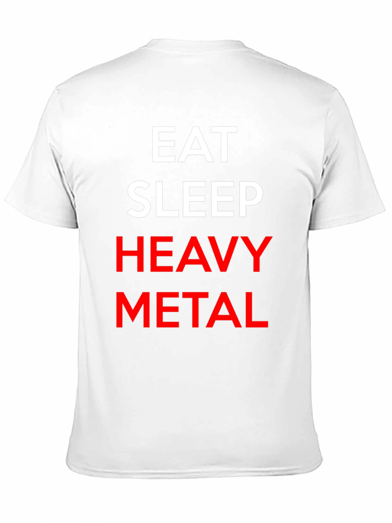 Eat Sleep Heavy Metal Black T-Shirt