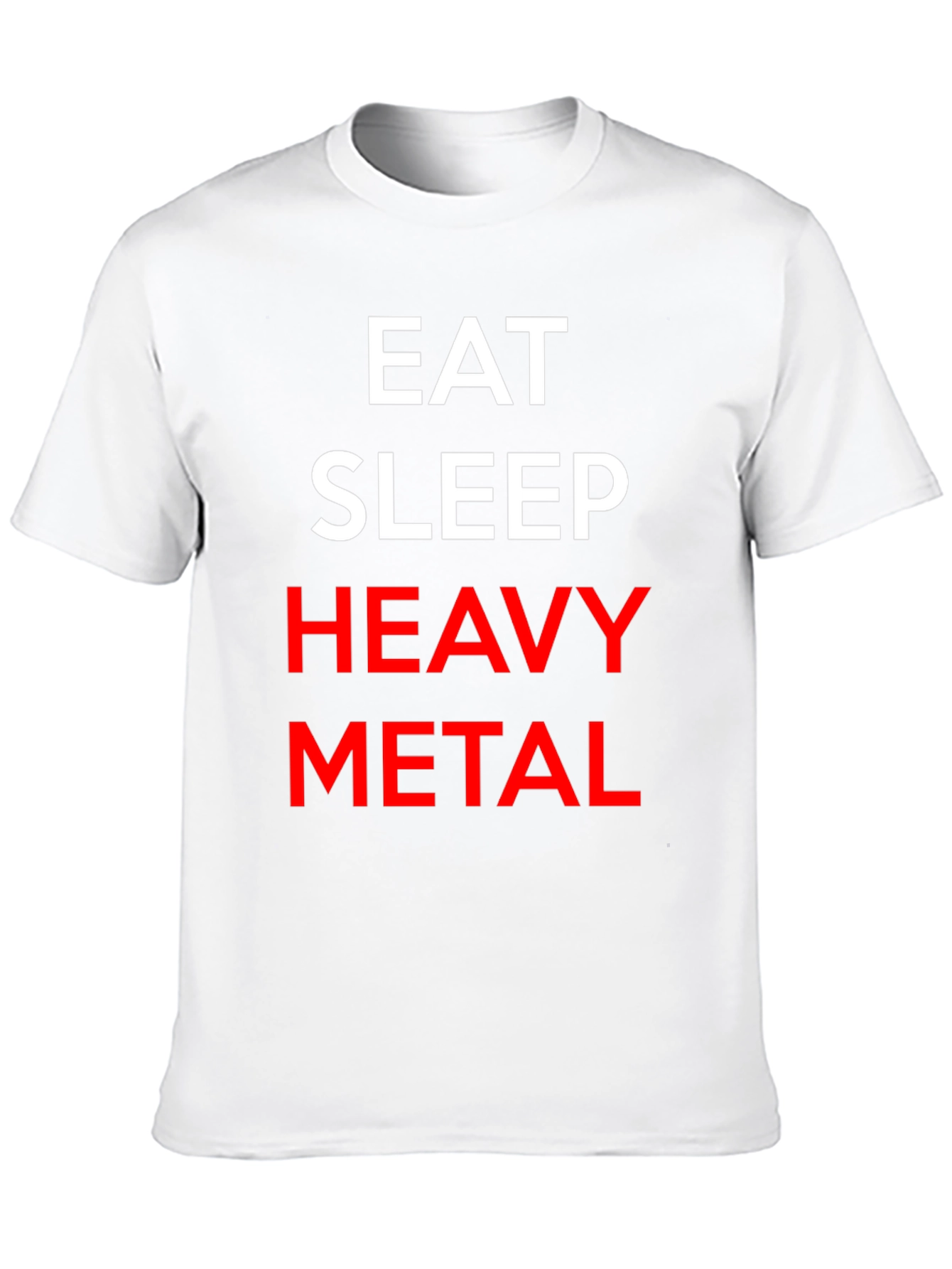 Eat Sleep Heavy Metal Black T-Shirt