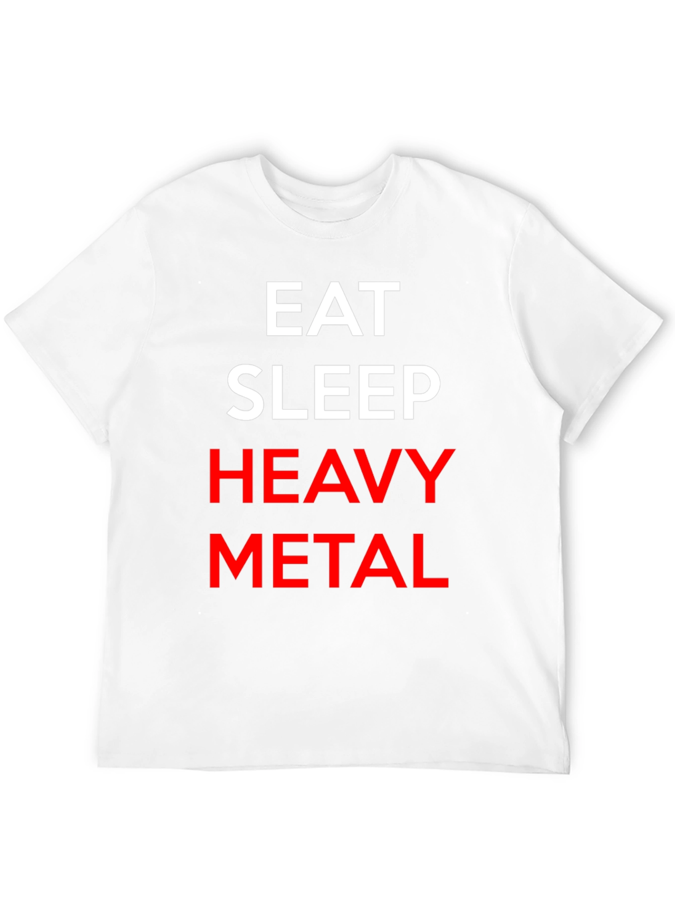 Eat Sleep Heavy Metal Black T-Shirt