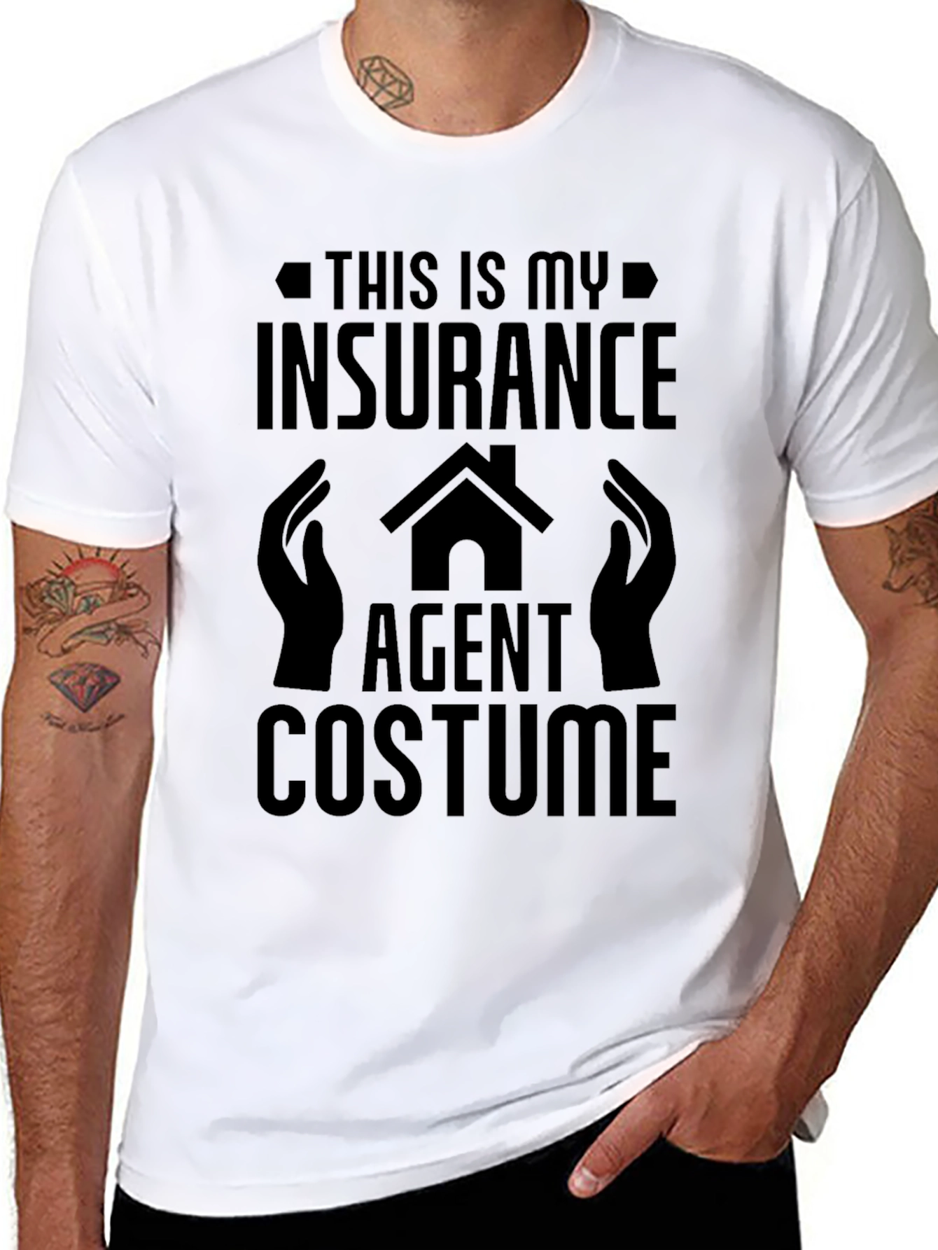 Insurance Agent Costume Funny T-Shirt