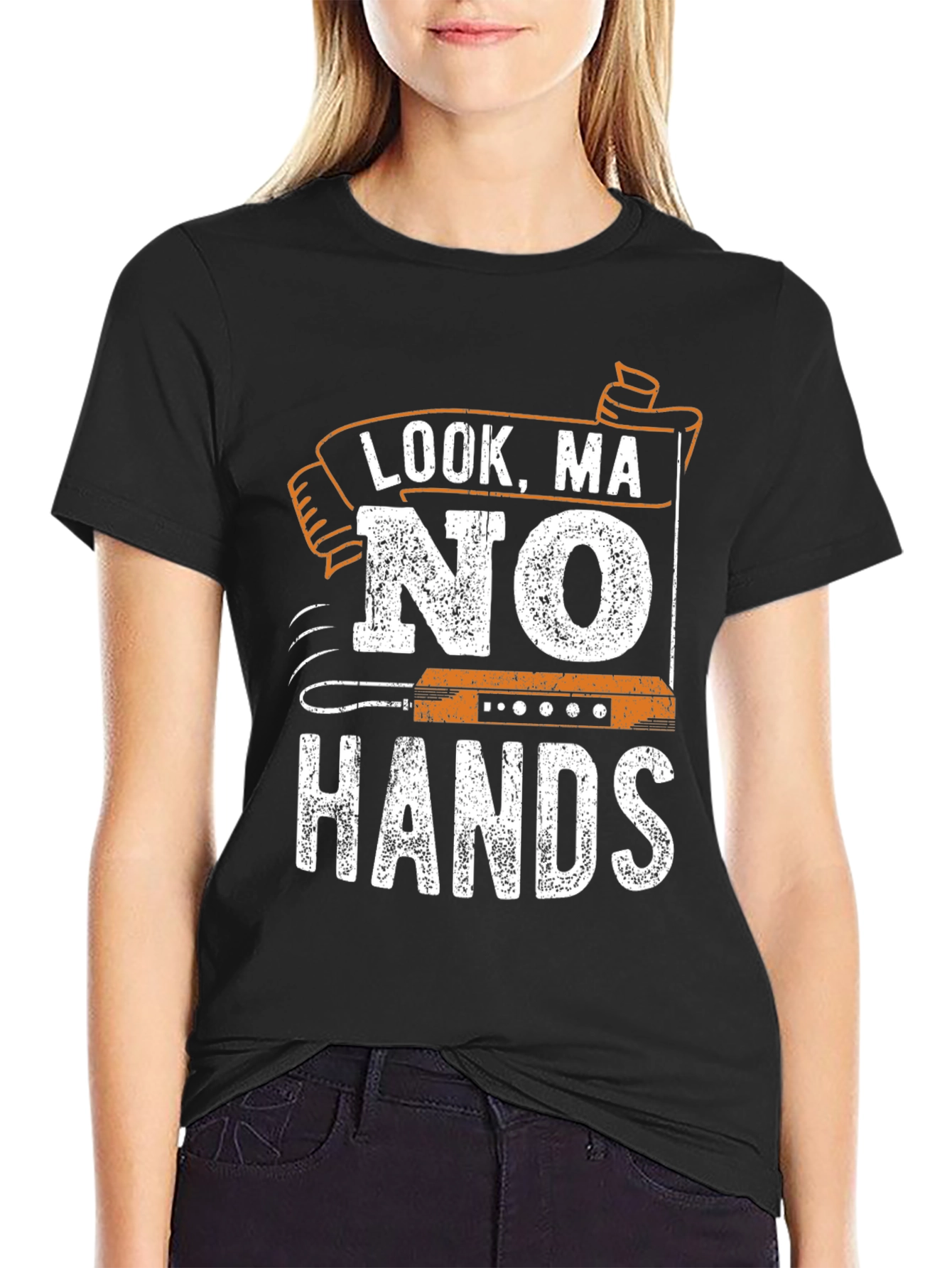 Look Ma No Hands Funny T-Shirt