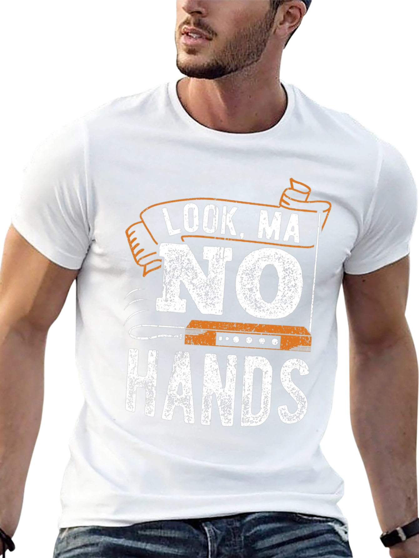 Look Ma No Hands Funny T-Shirt