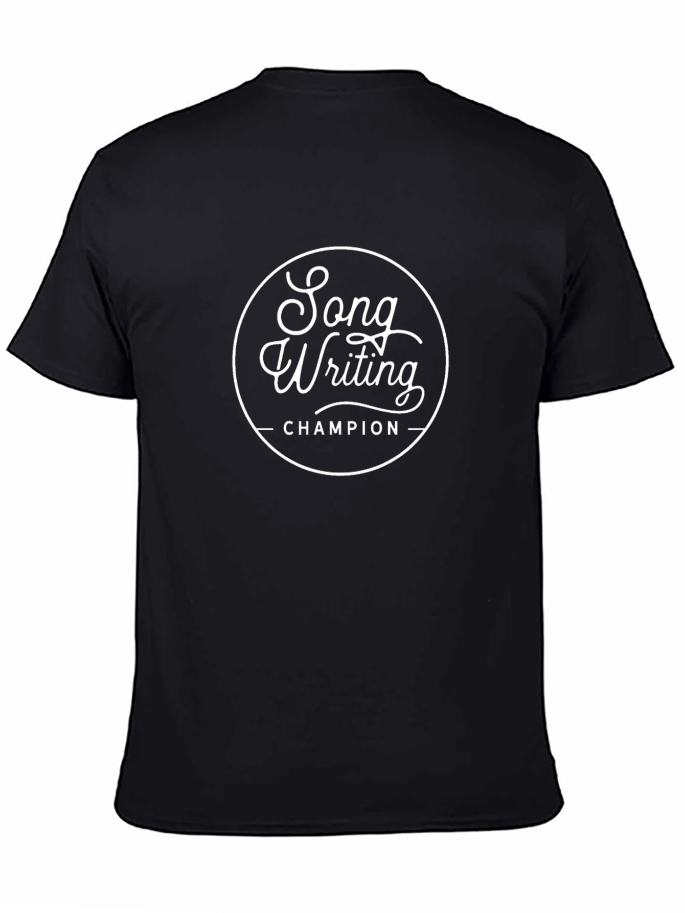Song Writing Champion Black T-Shirt