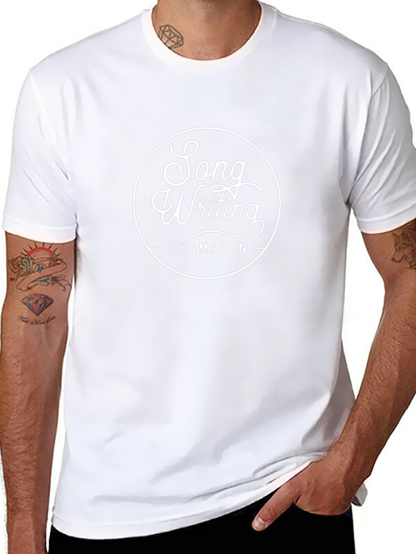 Song Writing Champion Black T-Shirt