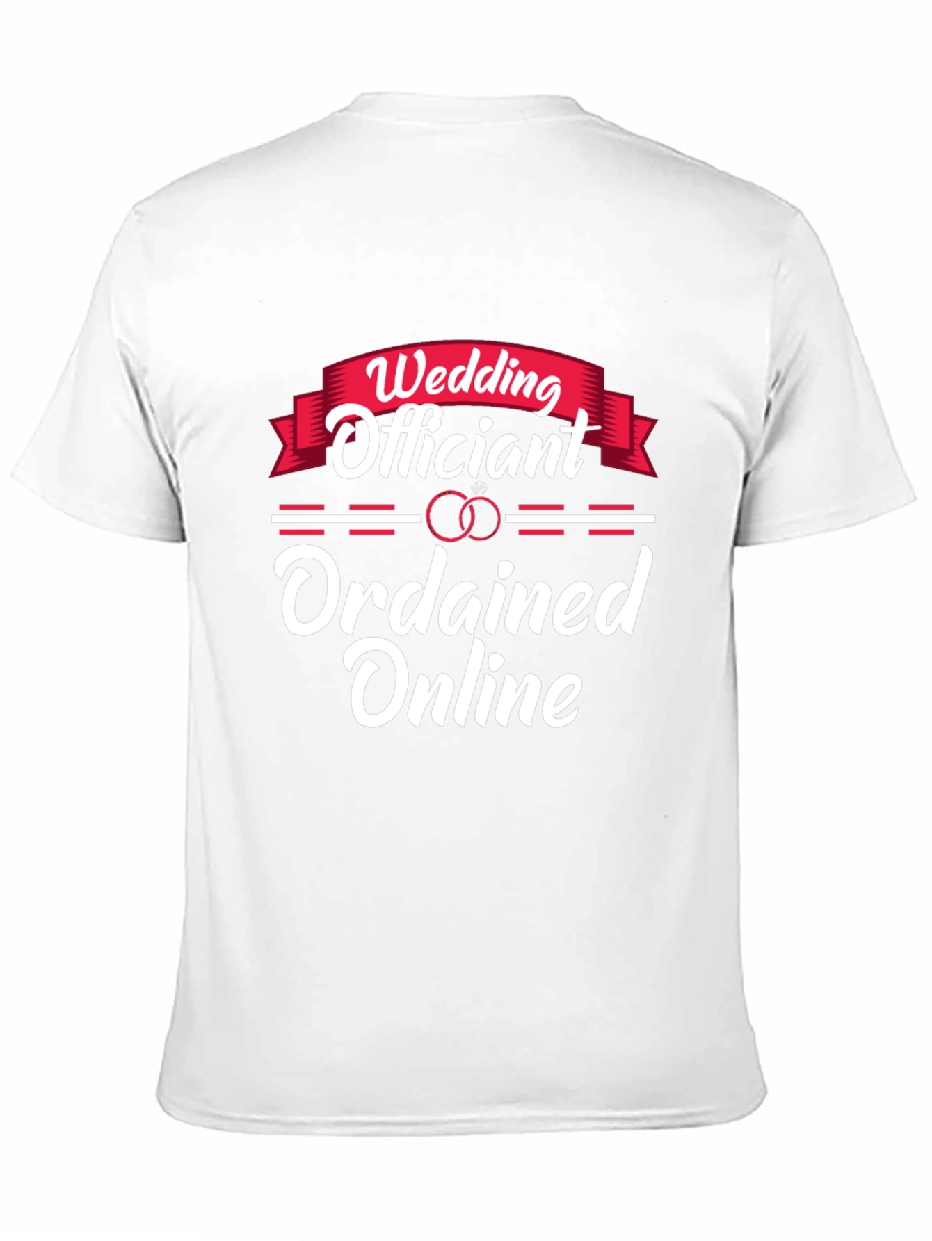 Wedding Officiant Ordanined Online T-shirt