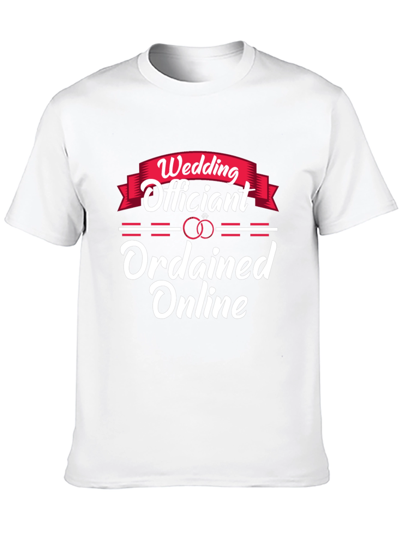 Wedding Officiant Ordanined Online T-shirt