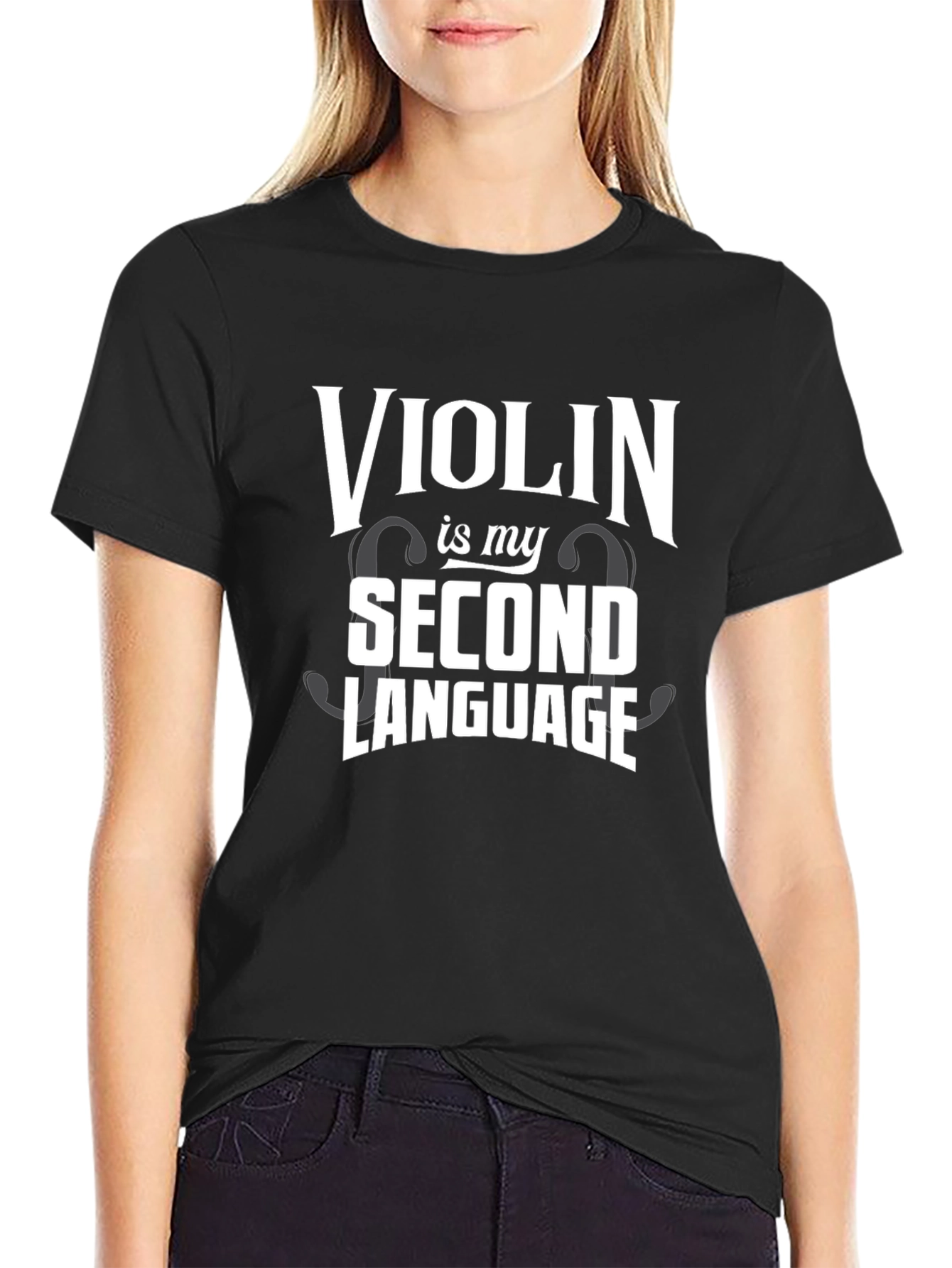 Violin Second Language T-Shirt - Musician Tee