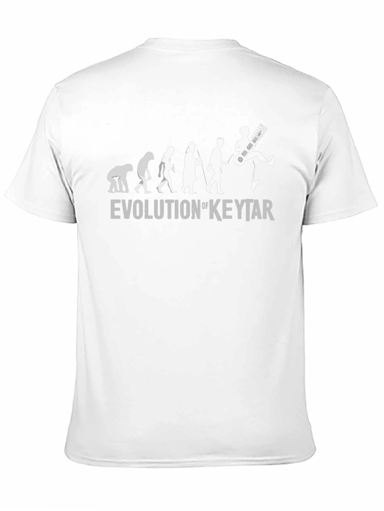 Evolution of Keytar T-Shirt - Funny Music Tee