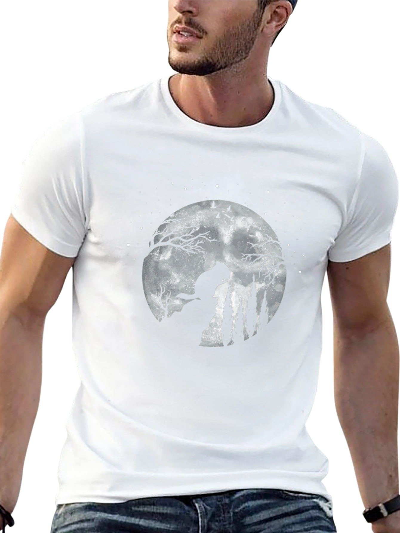Moonlit Beaver T-Shirt