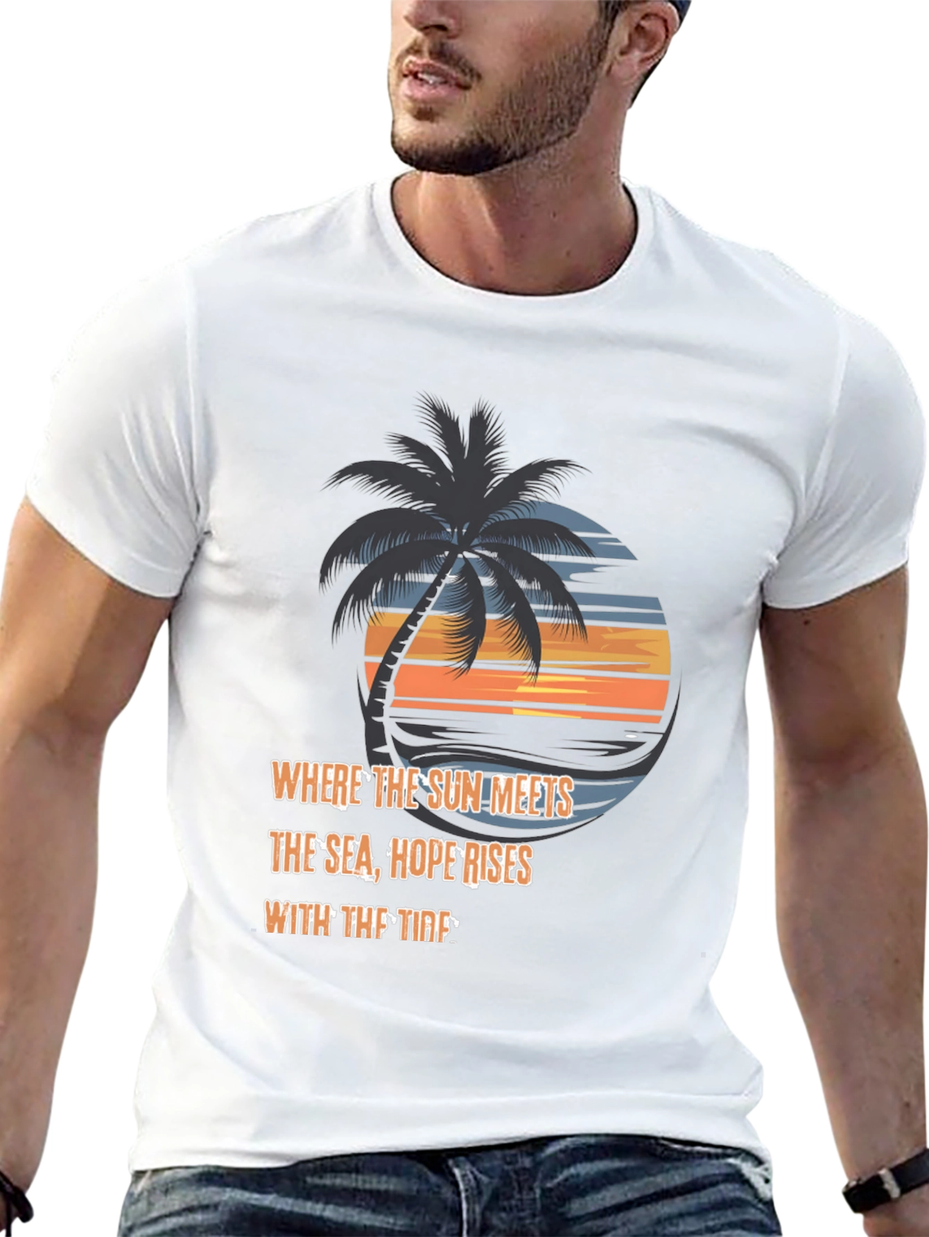 Beach Sunset Graphic Tee - Hope Rises