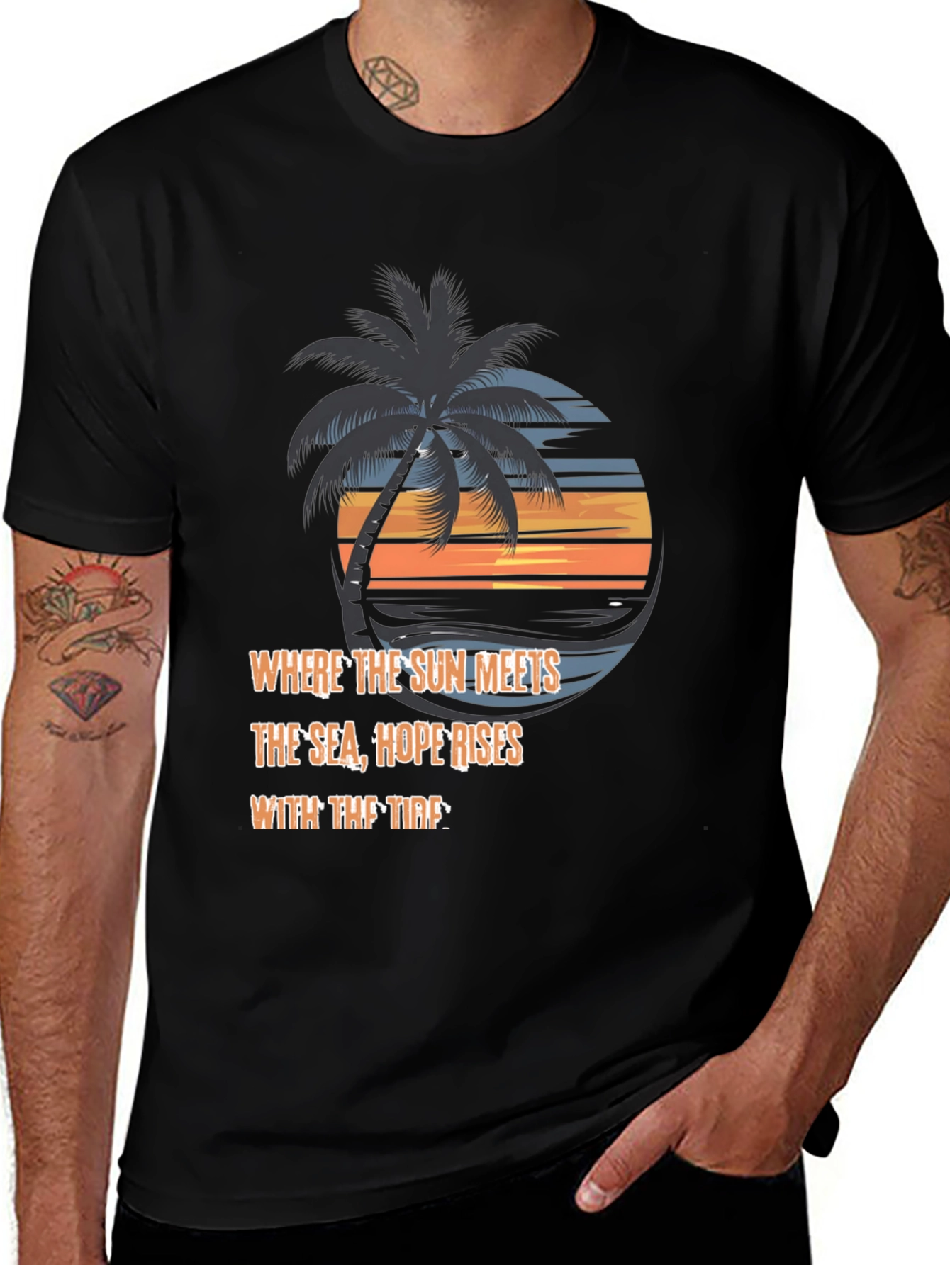 Beach Sunset Graphic Tee - Hope Rises
