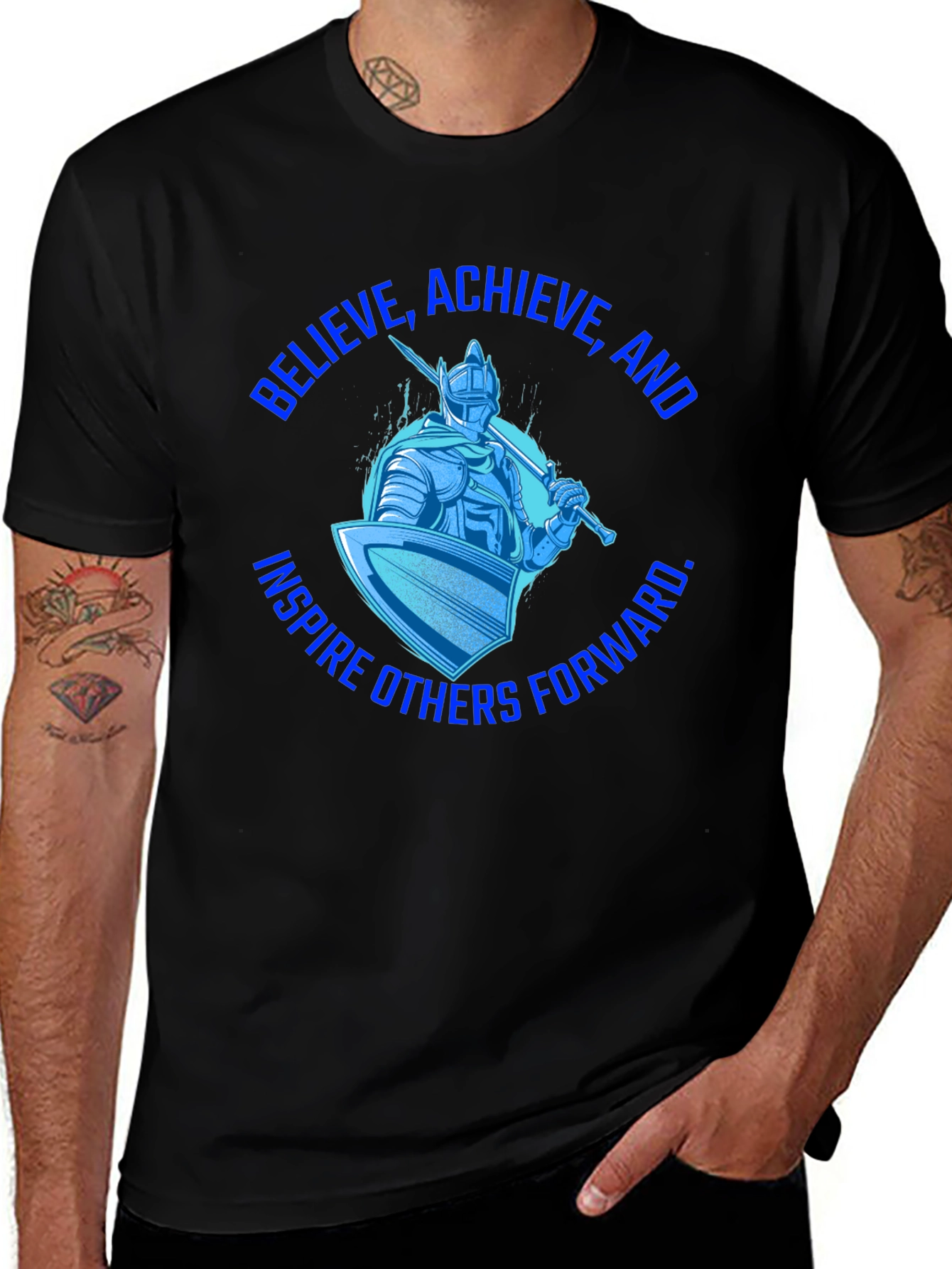 Believe Achieve Inspire Graphic T-Shirt