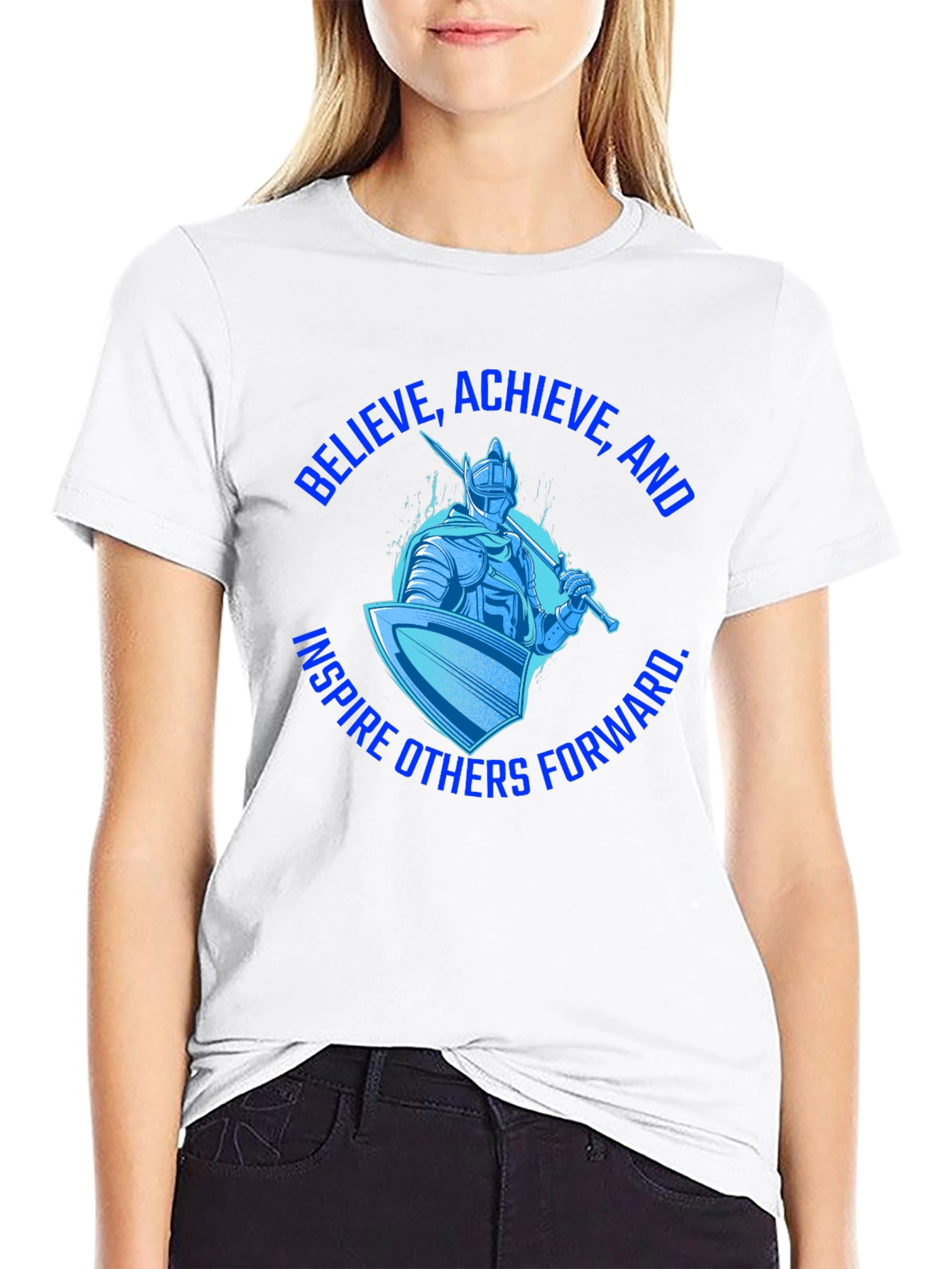 Believe Achieve Inspire Graphic T-Shirt