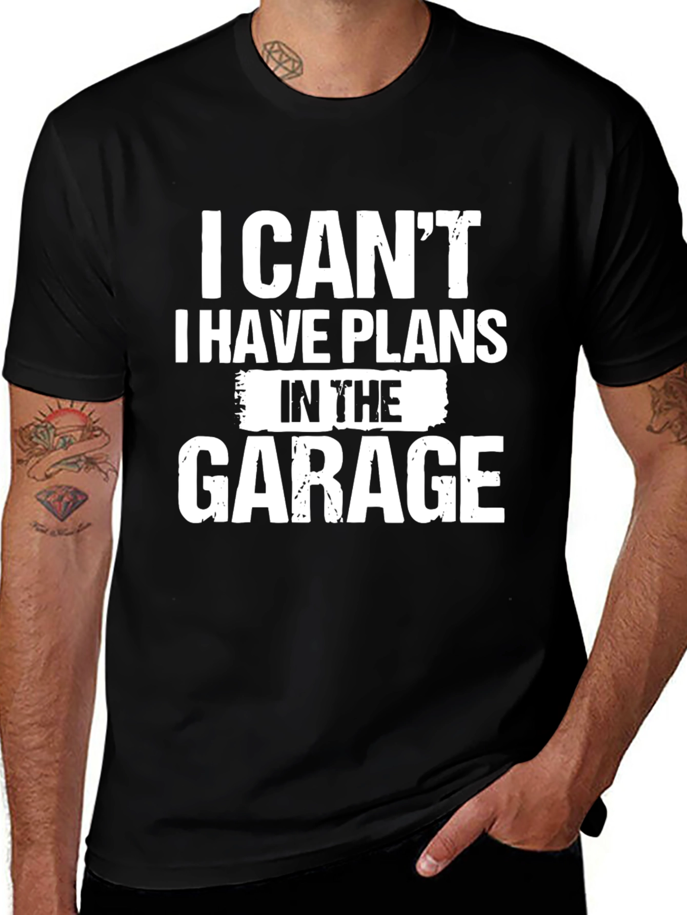 Garage Plans T-Shirt - Funny Mechanic Tee
