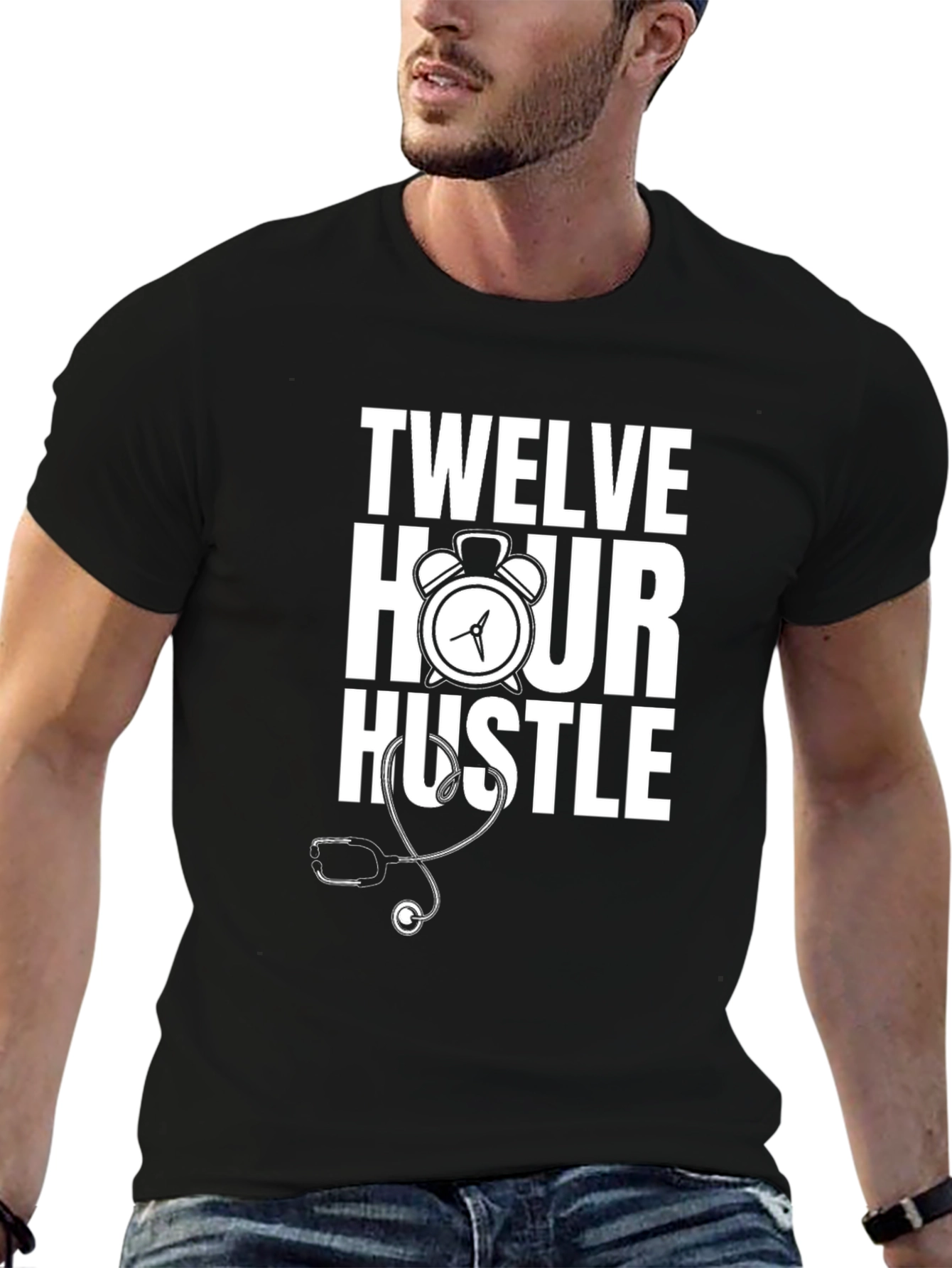 Twelve Hour Hustle Graphic Tee