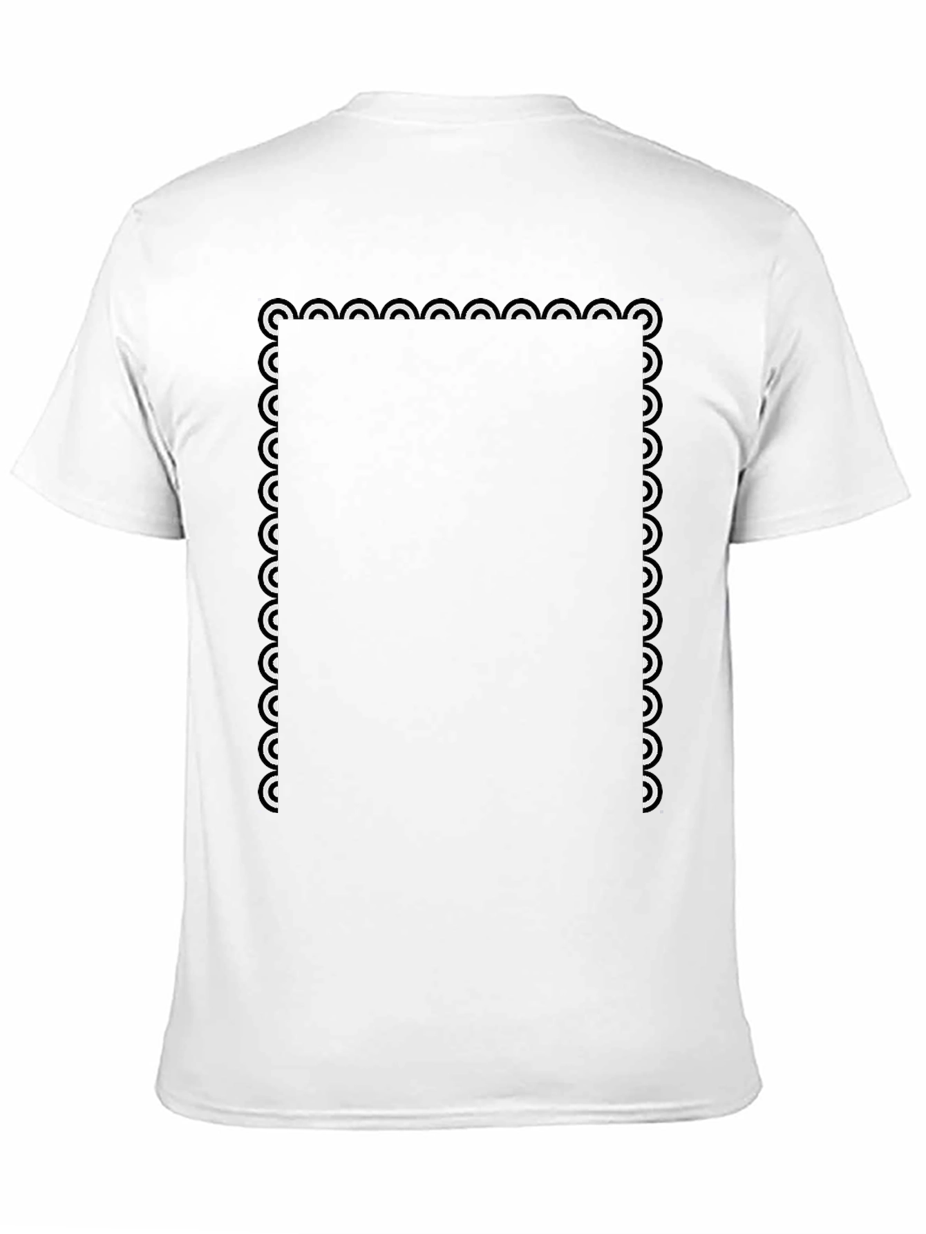 Abstract Frame Black T-Shirt