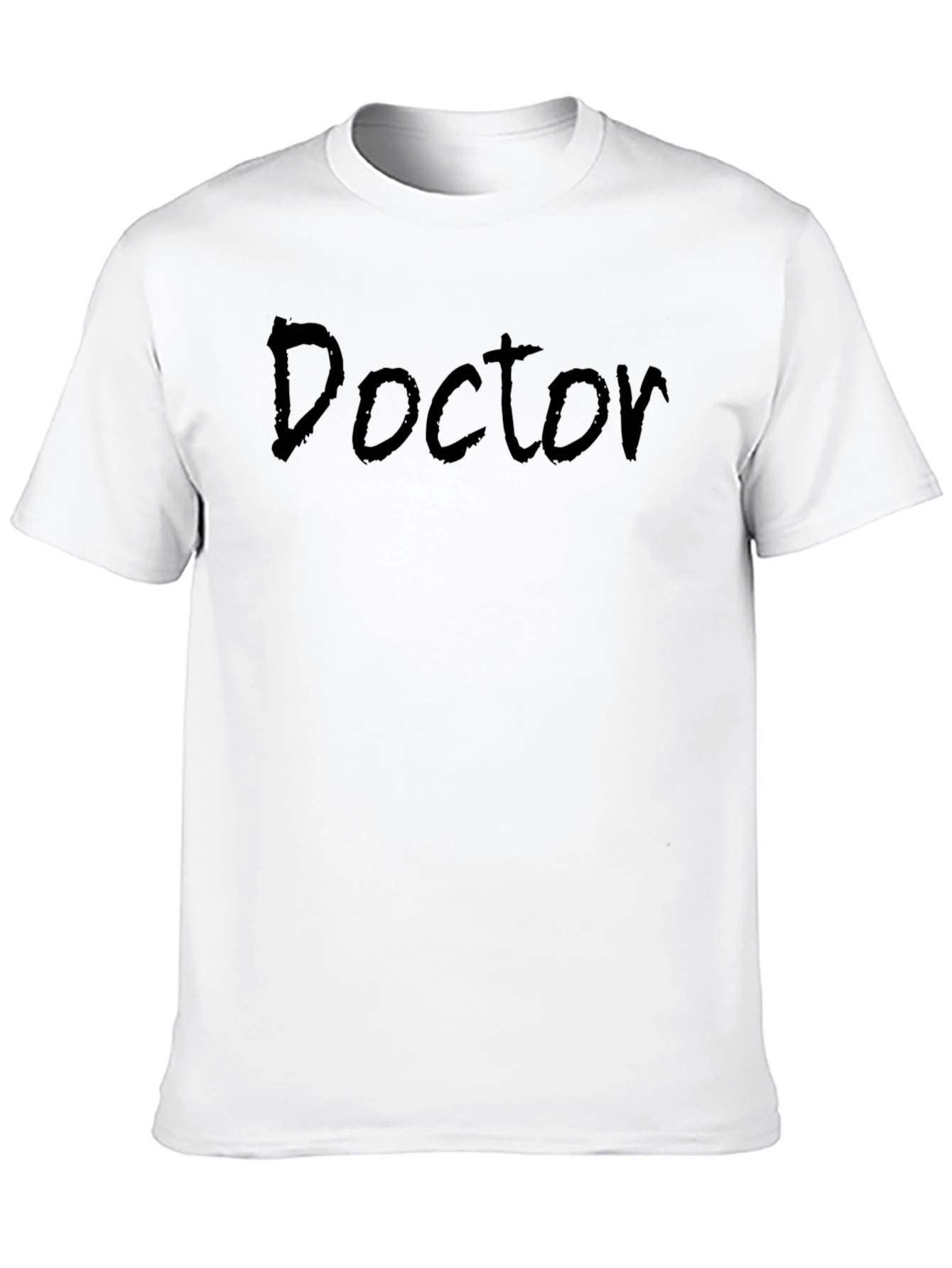 Doctor Graphic Tee - Black Cotton T-Shirt
