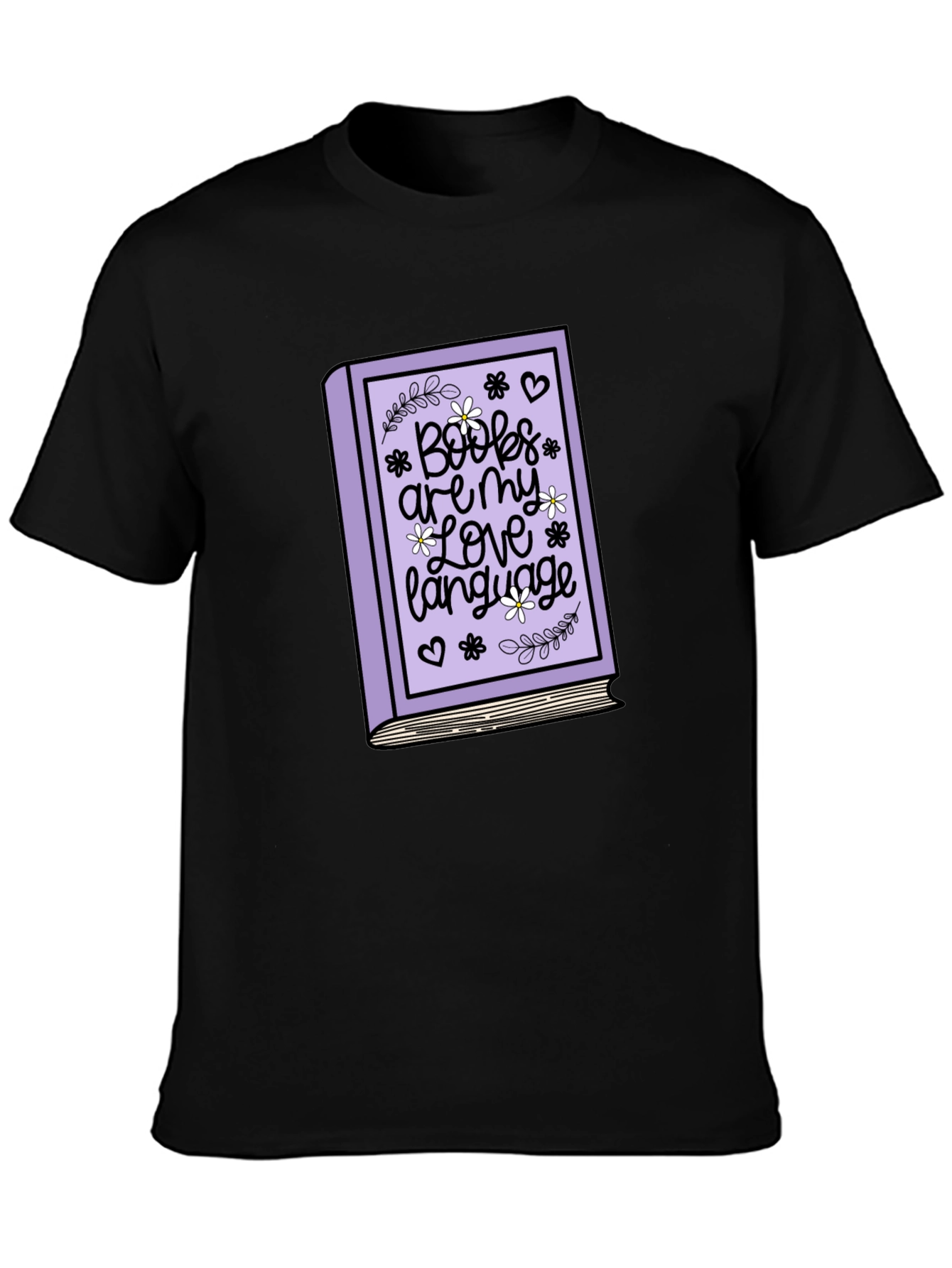 Boobs Are My Love Language Black T-Shirt