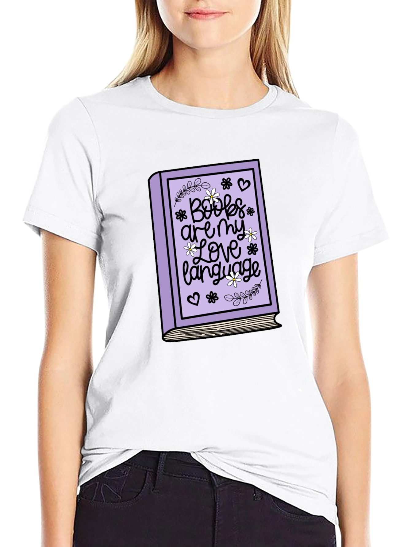 Boobs Are My Love Language Black T-Shirt