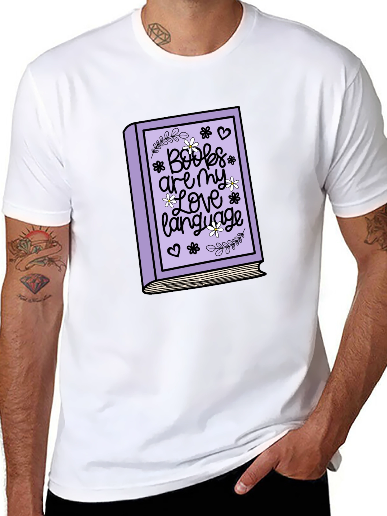 Boobs Are My Love Language Black T-Shirt