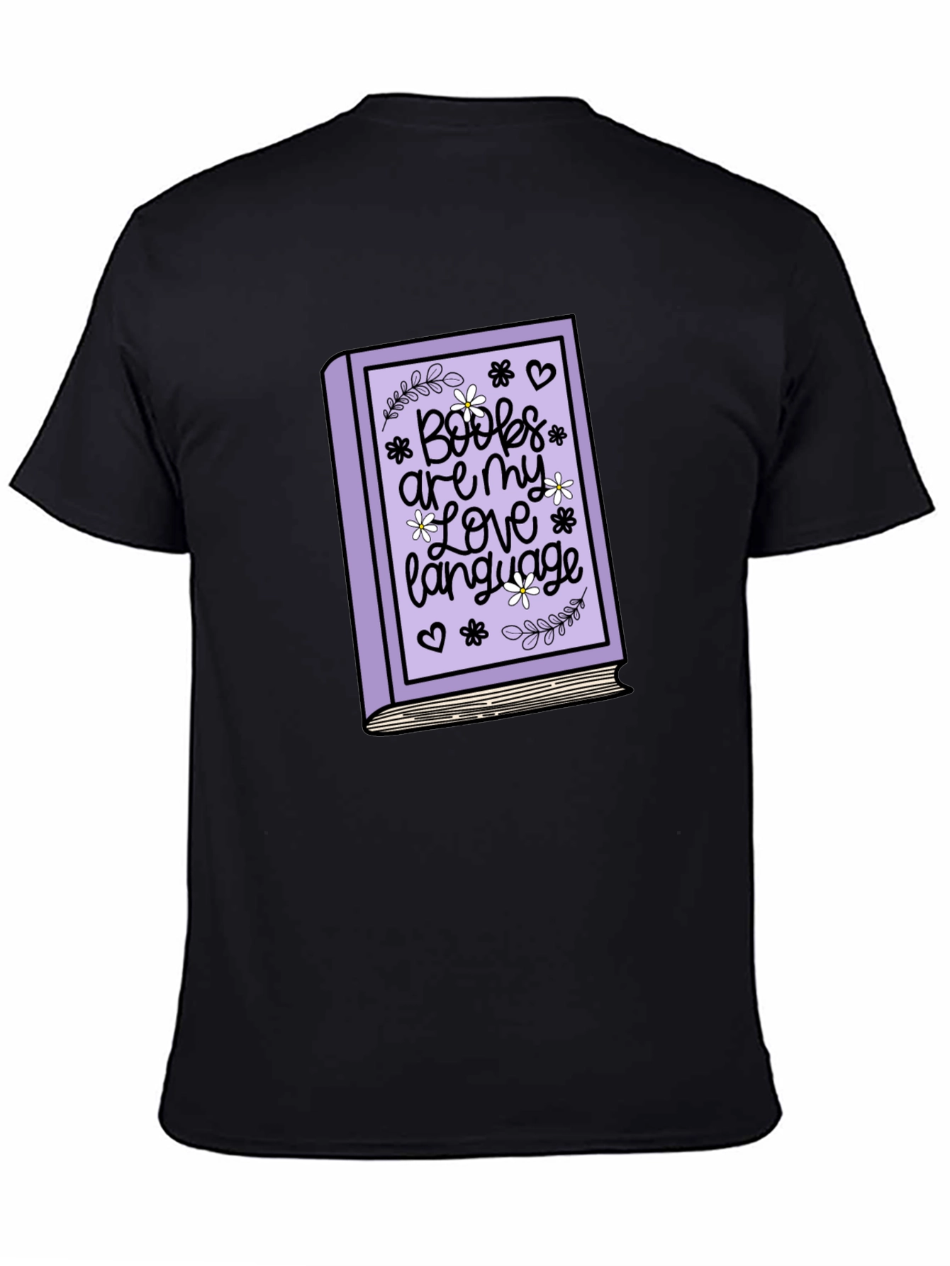 Boobs Are My Love Language Black T-Shirt