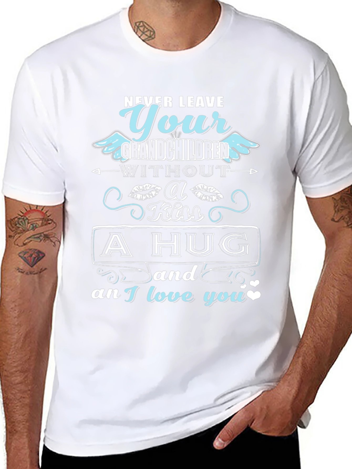 Never Leave Grandchildren T-Shirt
