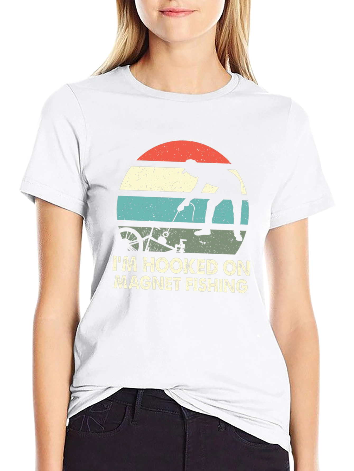 Magnet Fishing T-Shirt - Hooked on Magnet Fishing Tee