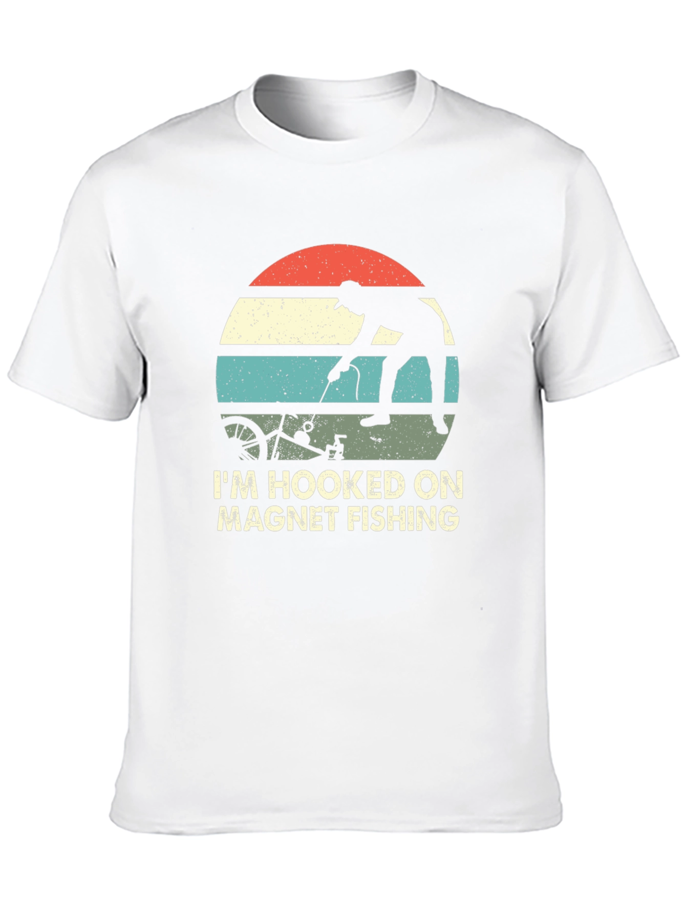 Magnet Fishing T-Shirt - Hooked on Magnet Fishing Tee