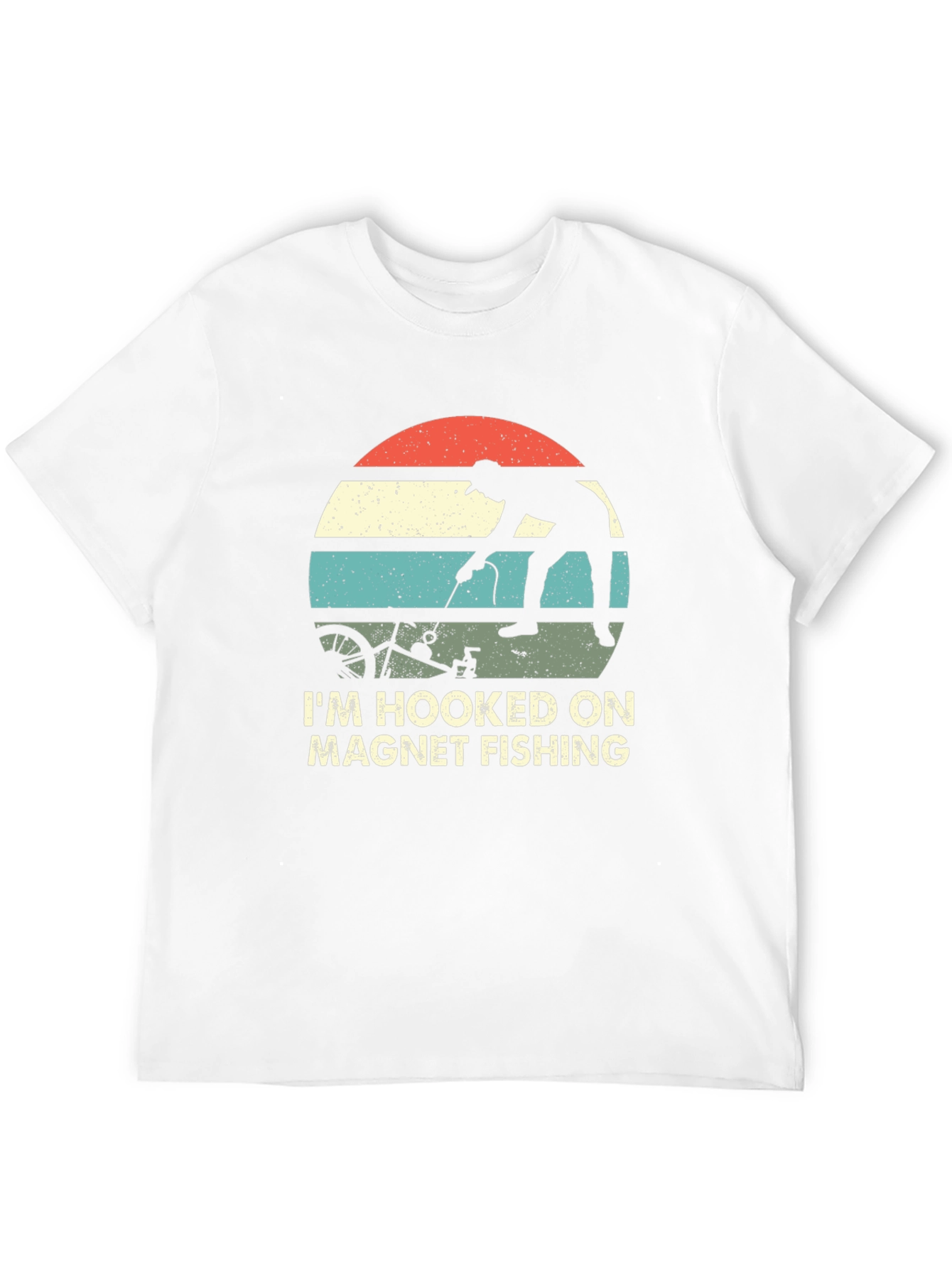Magnet Fishing T-Shirt - Hooked on Magnet Fishing Tee