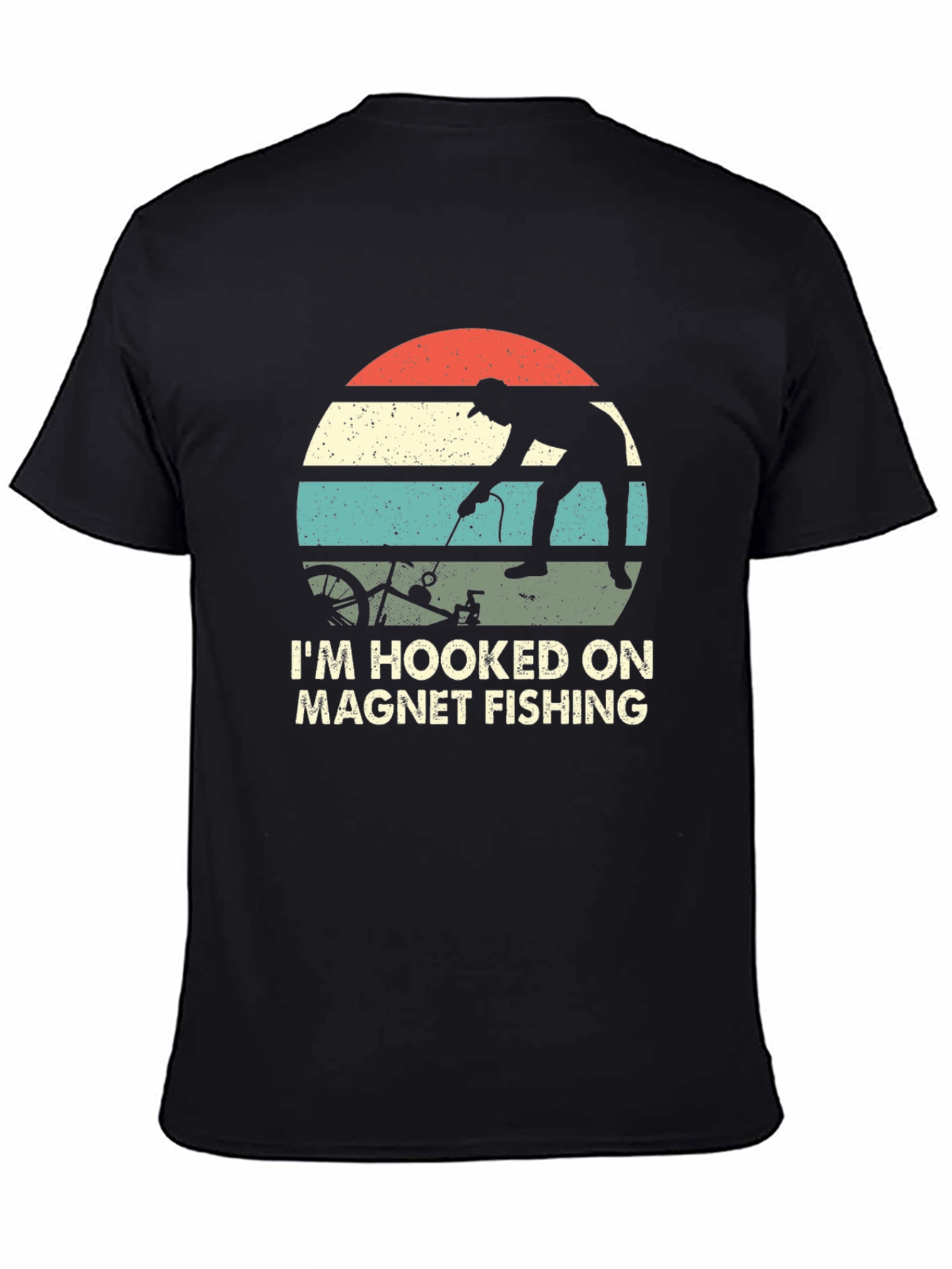 Magnet Fishing T-Shirt - Hooked on Magnet Fishing Tee