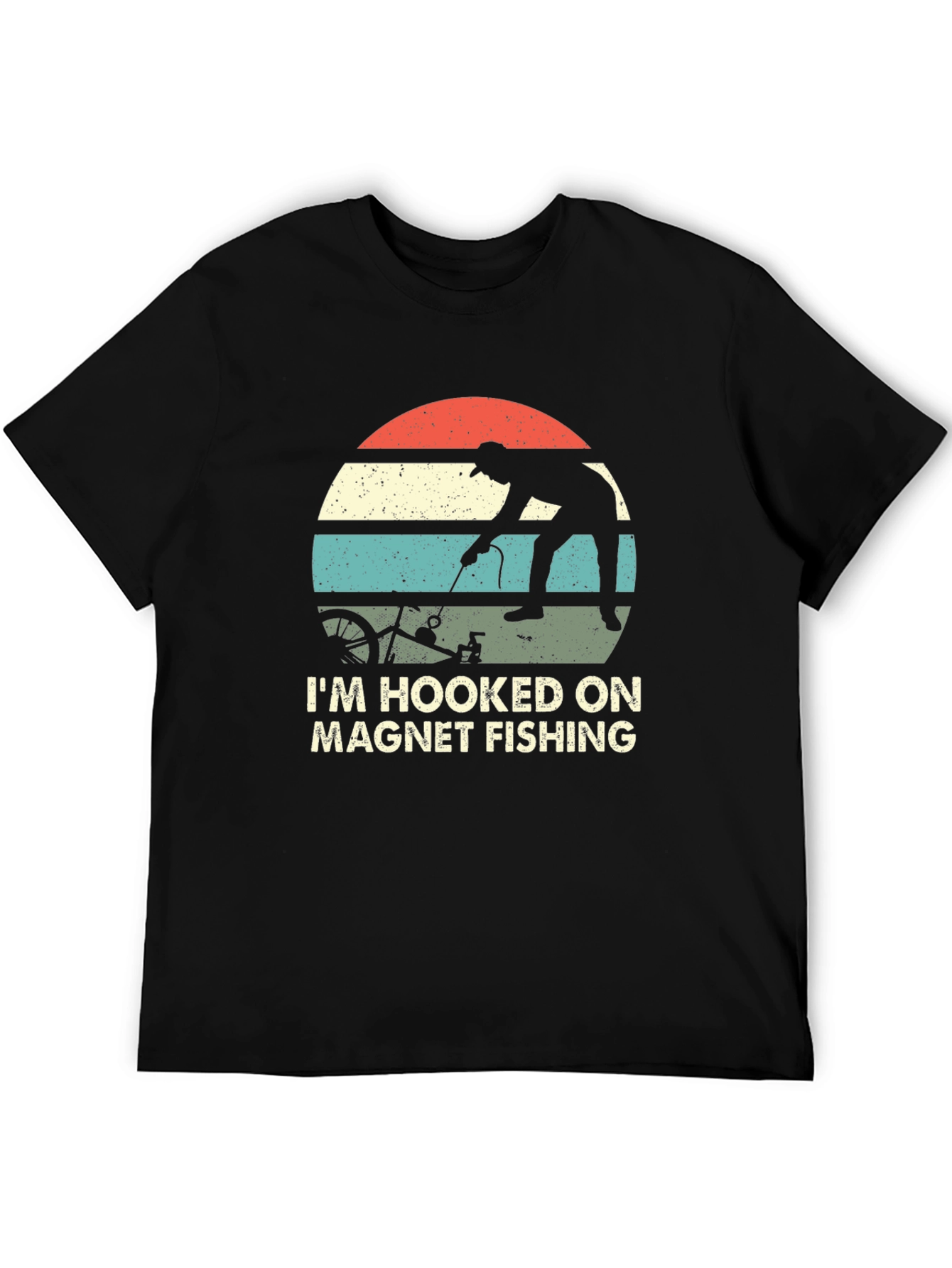 Magnet Fishing T-Shirt - Hooked on Magnet Fishing Tee