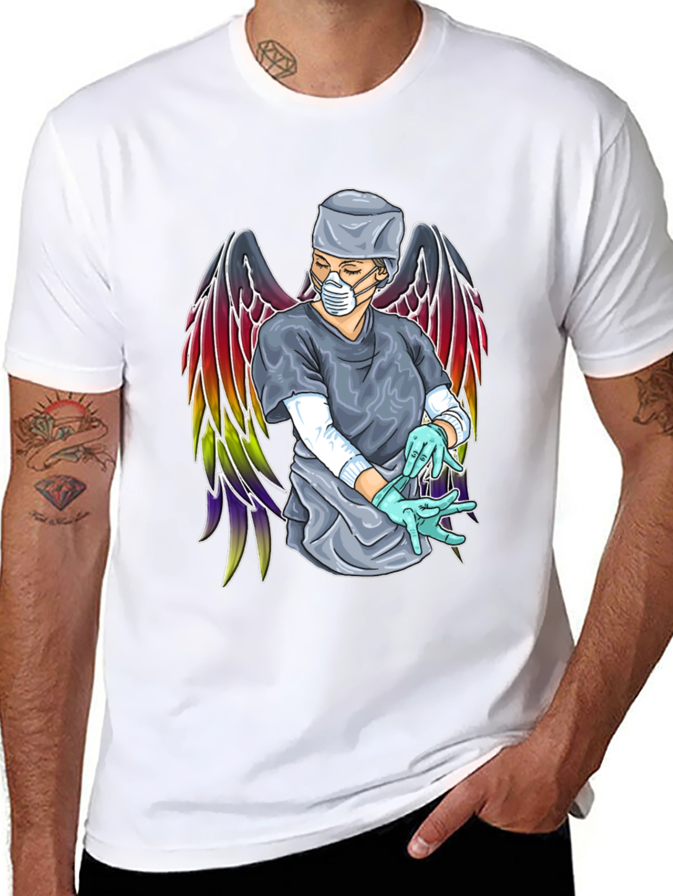 Angel Nurse T-Shirt: A Symbol of Heroism