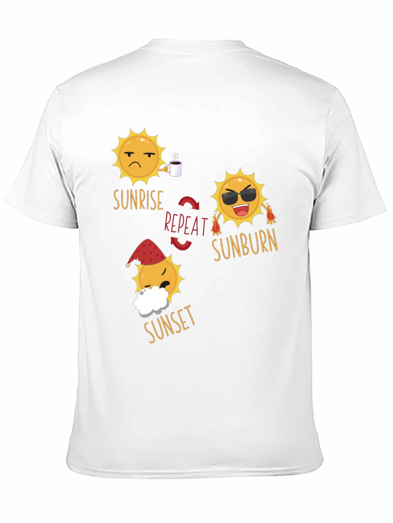 Sunrise Sunset Repeat T-Shirt