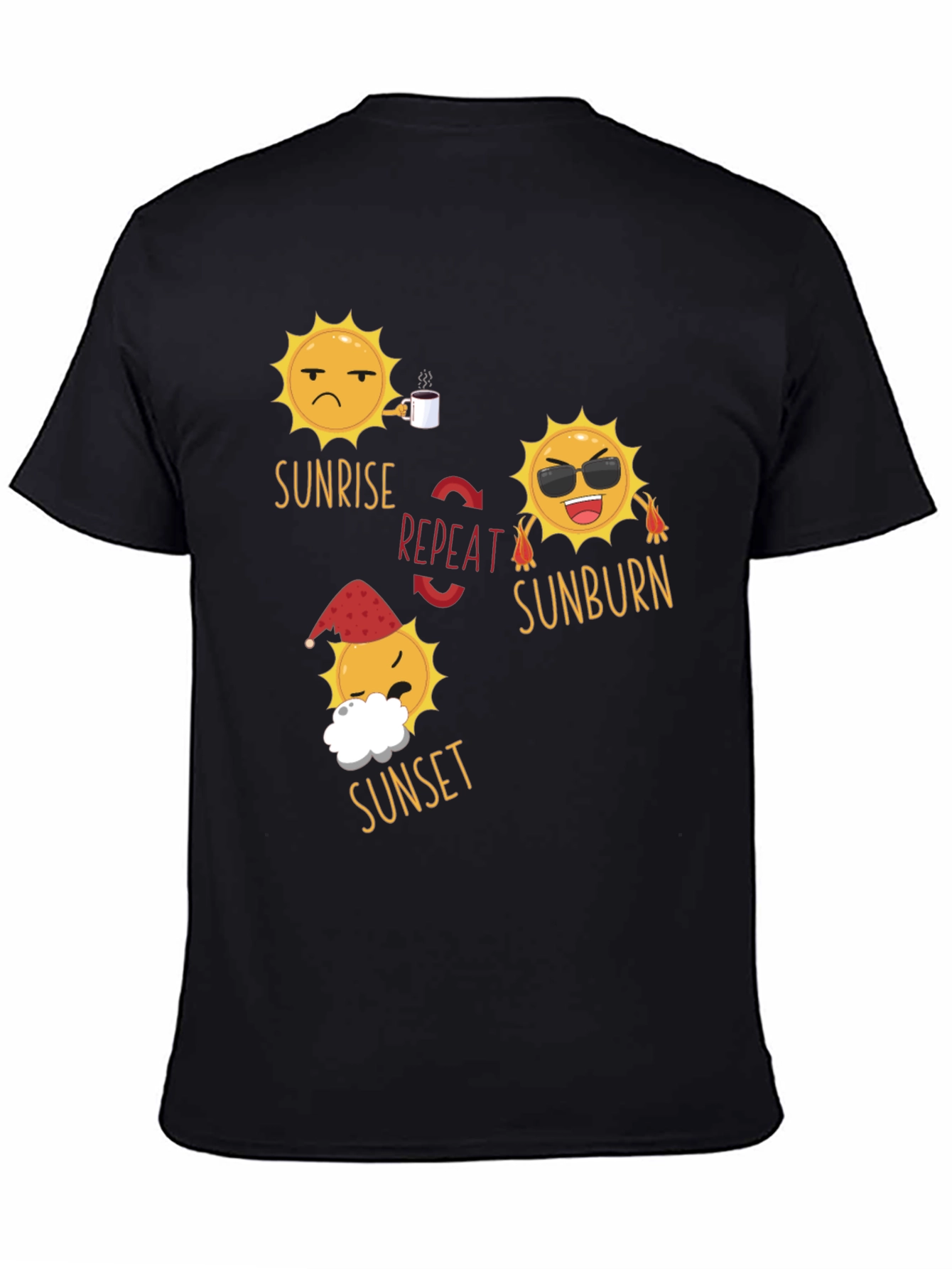 Sunrise Sunset Repeat T-Shirt