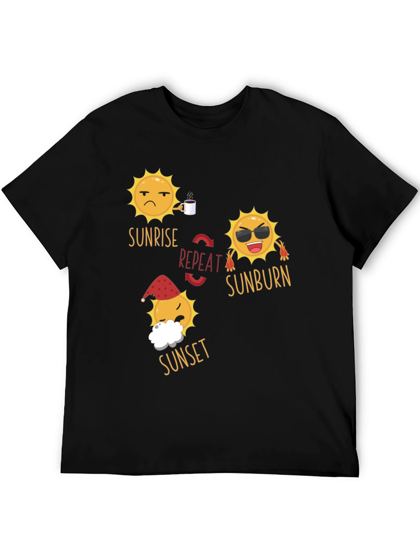 Sunrise Sunset Repeat T-Shirt