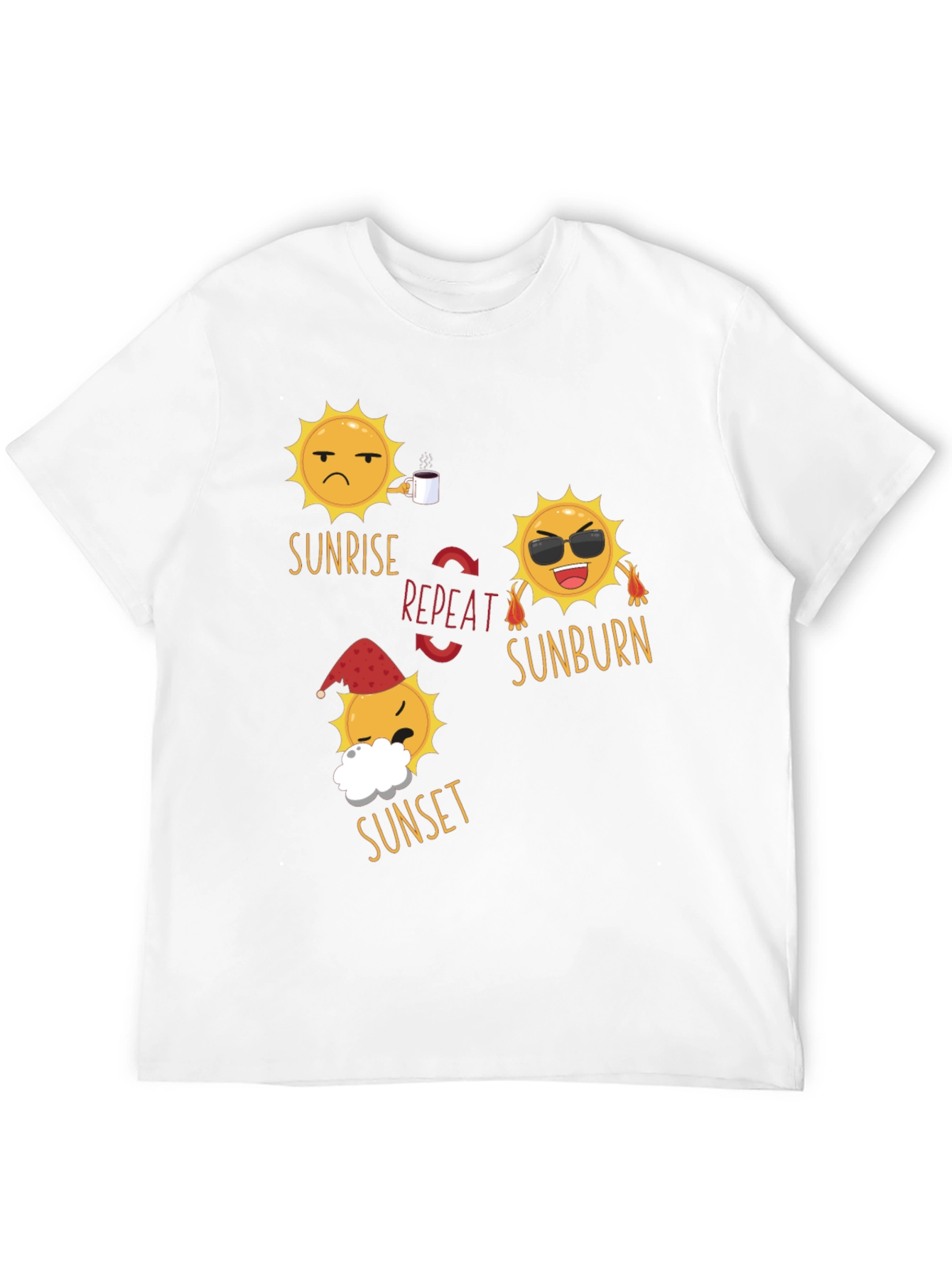 Sunrise Sunset Repeat T-Shirt