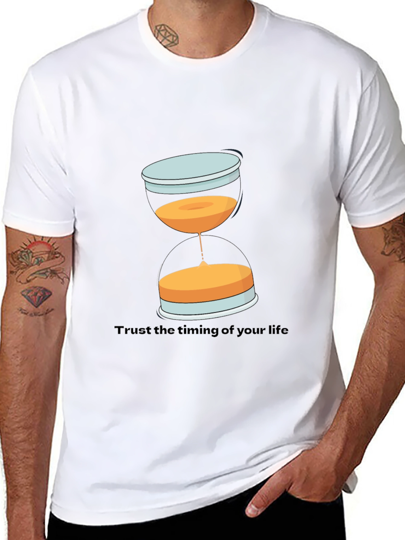 Trust the Timing Graphic Tee - Menswear