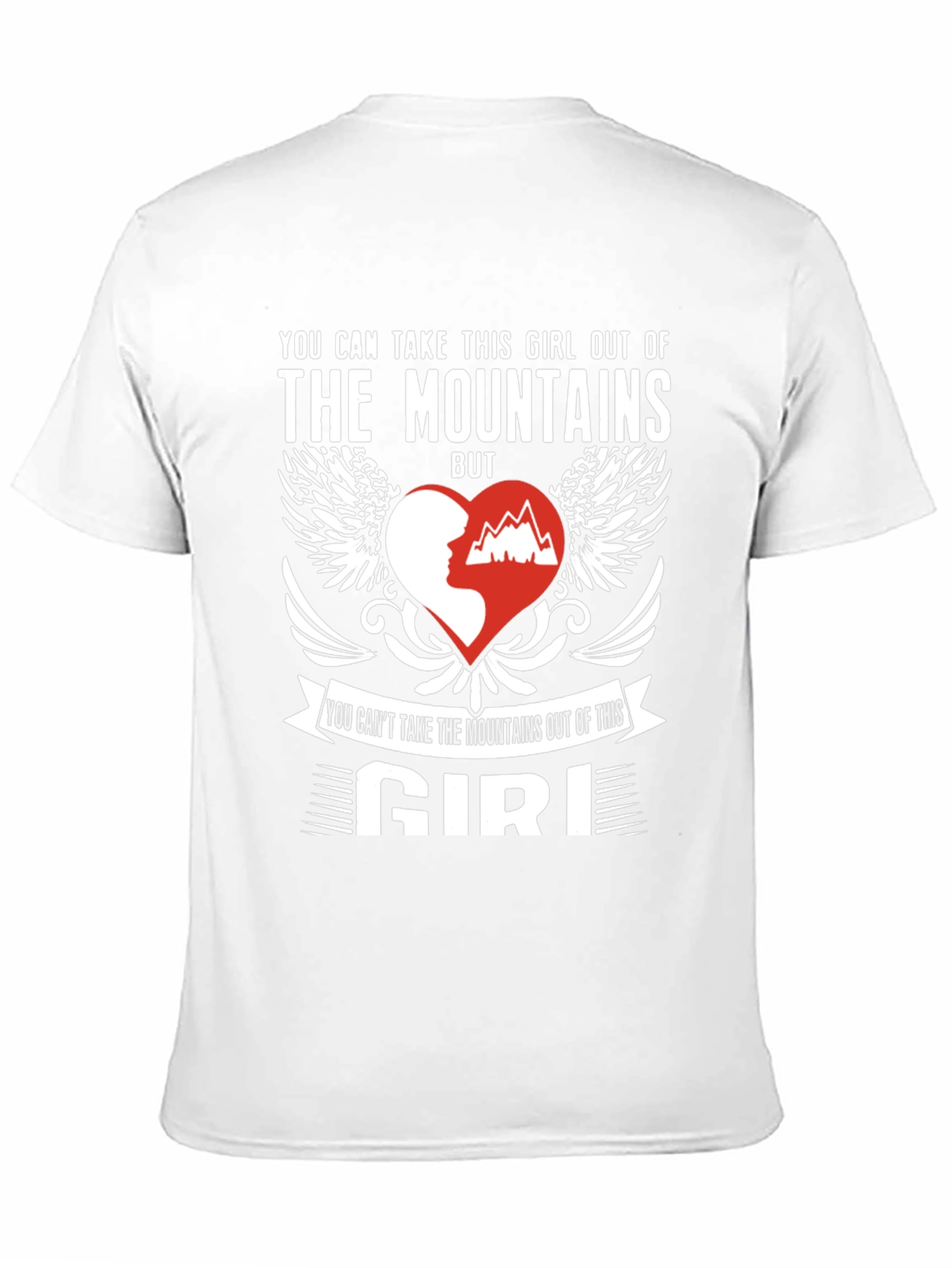 Mountains Girl Graphic Tee - Outdoor Adventure Shirt