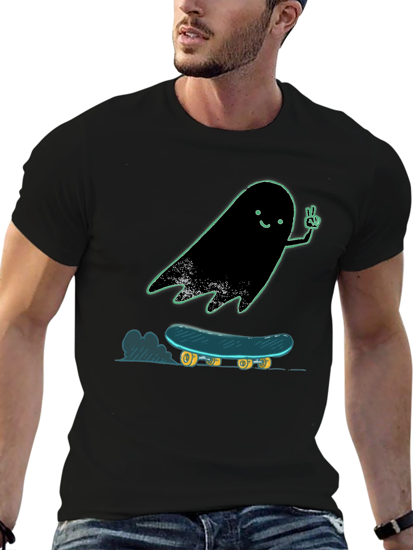 Skateboarding Ghost T-Shirt