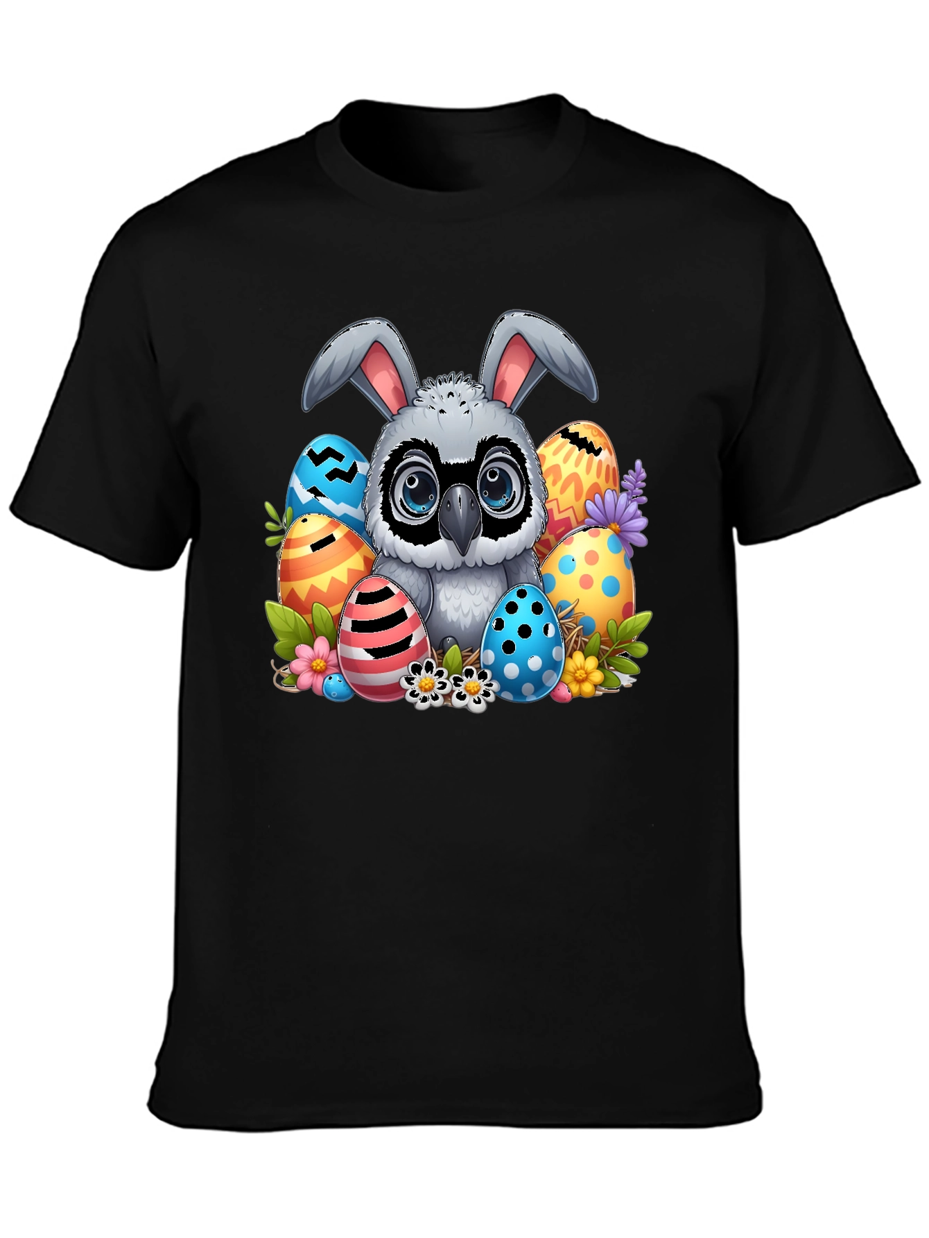 Easter Raccoon Bunny Ears T-Shirt