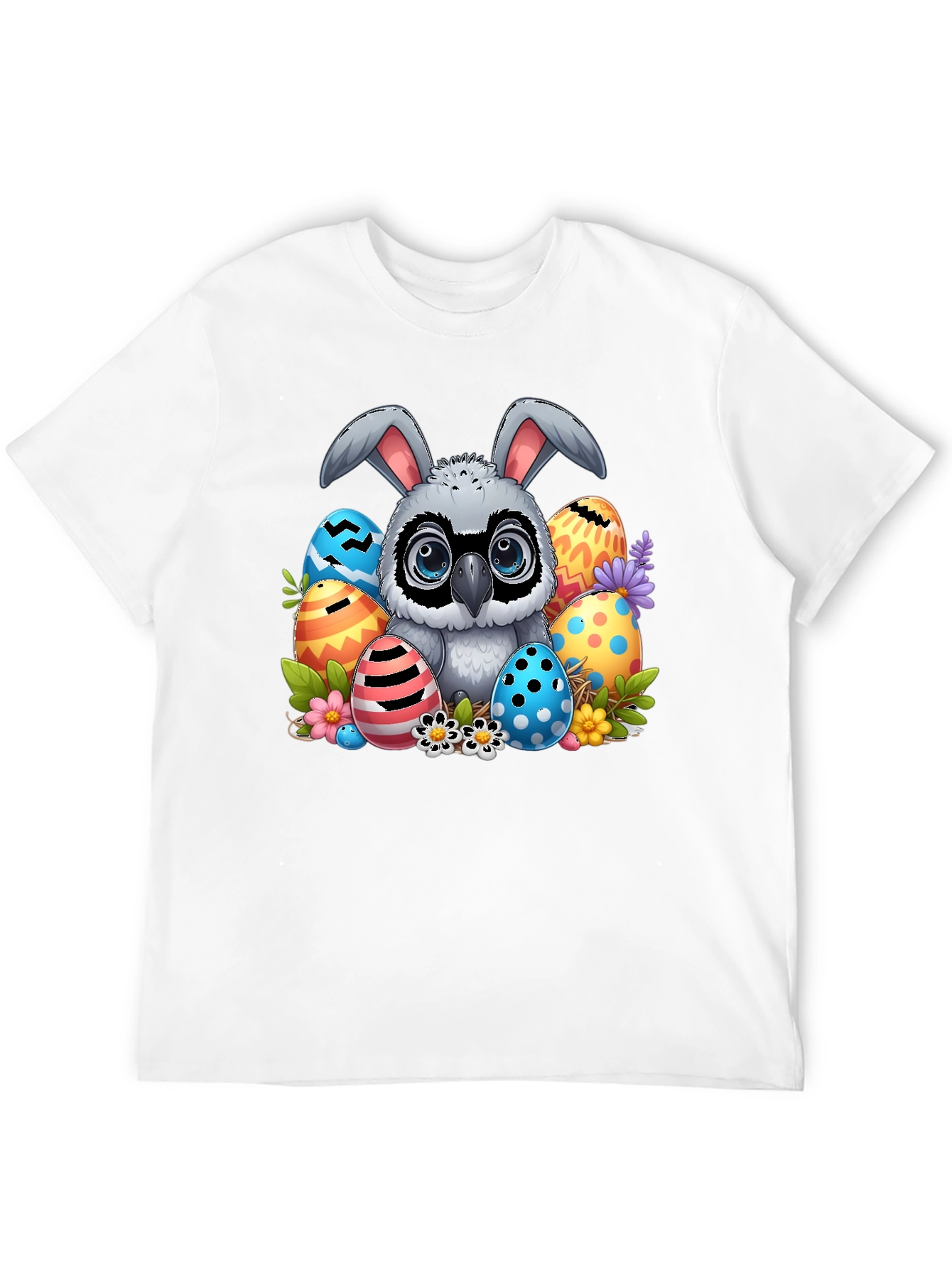 Easter Raccoon Bunny Ears T-Shirt
