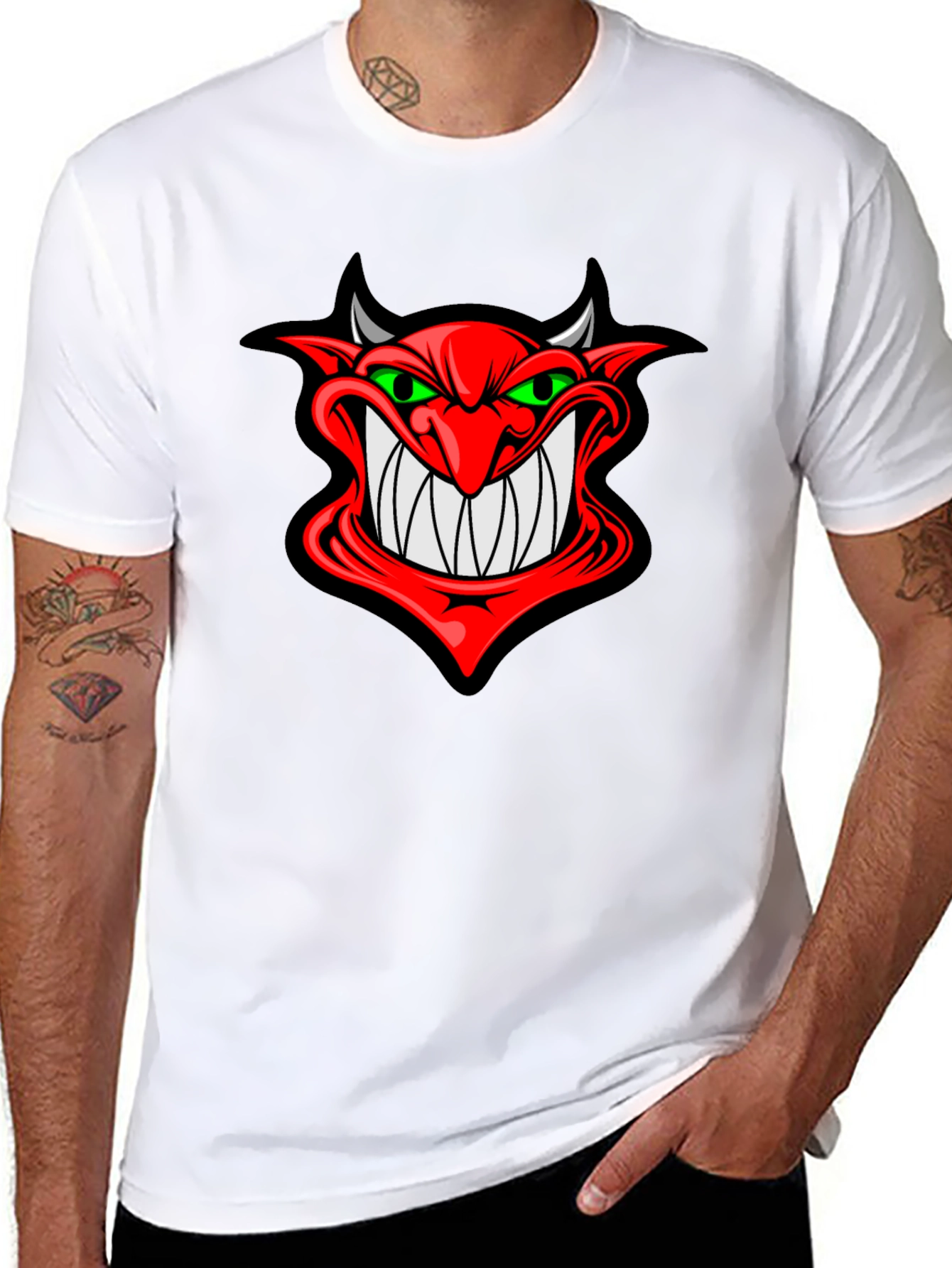 Devil Graphic Black T-Shirt