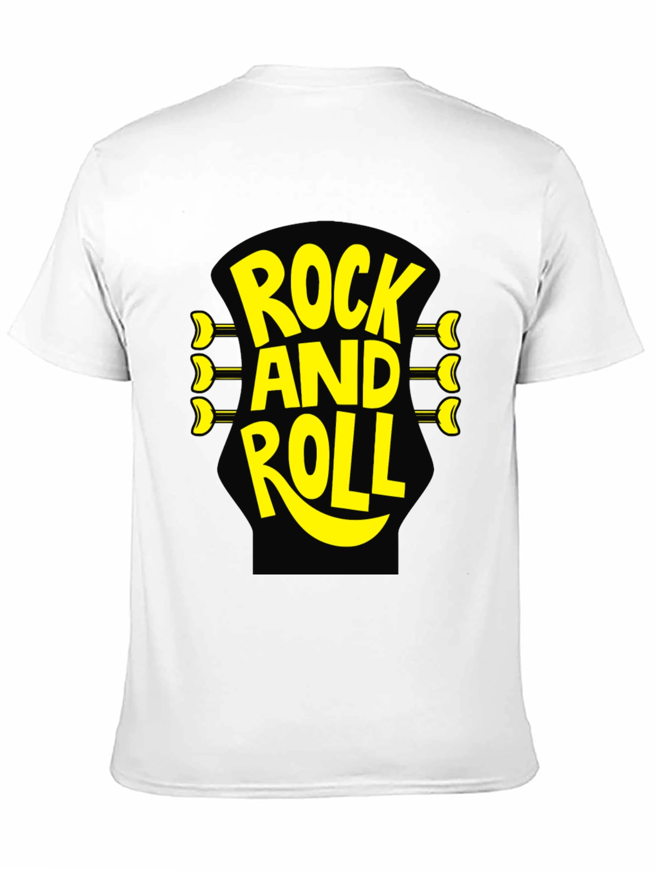 Rock and Roll Graphic T-Shirt - Black
