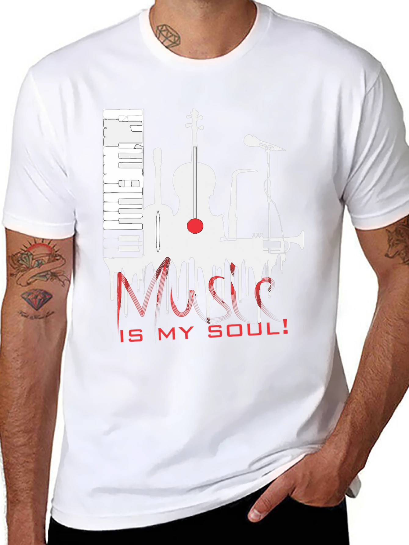 Music is My Soul Graphic Tee