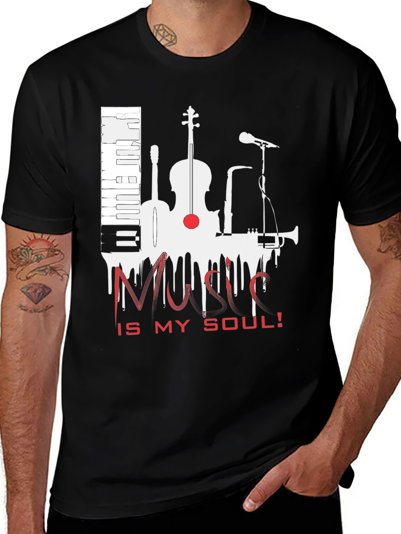Music is My Soul Graphic Tee