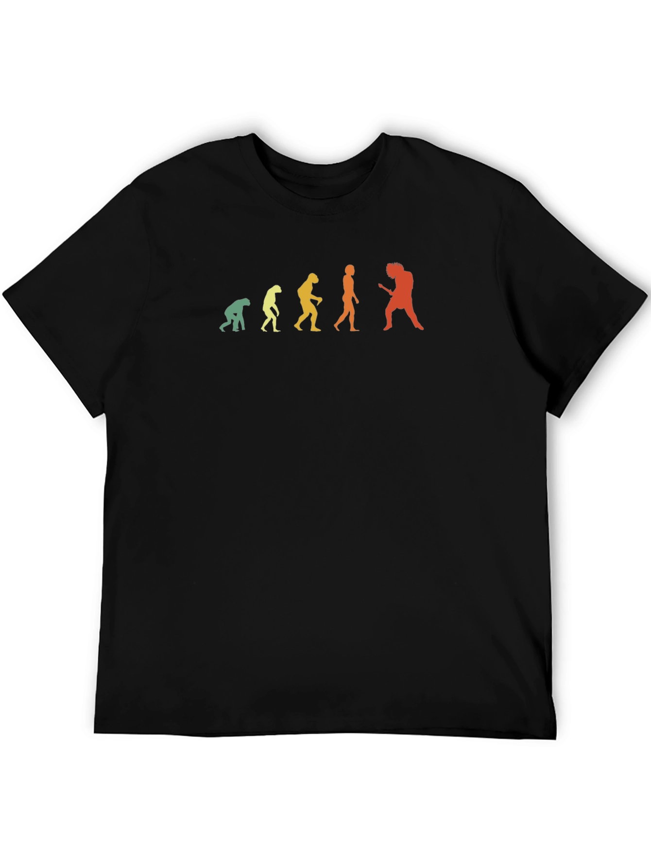 Evolution of Rock T-Shirt - Black Graphic Tee