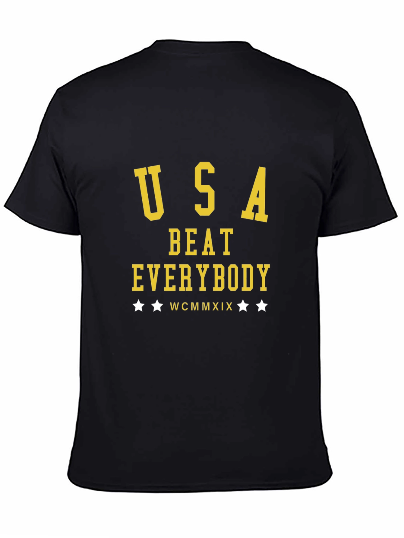 USA Beat Everybody Graphic T-Shirt - Black