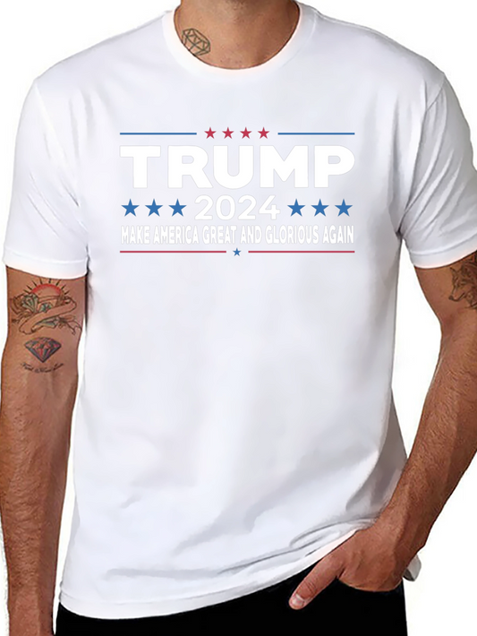 Trump 2024 Graphic Tee - MAGA Re-election Shirt