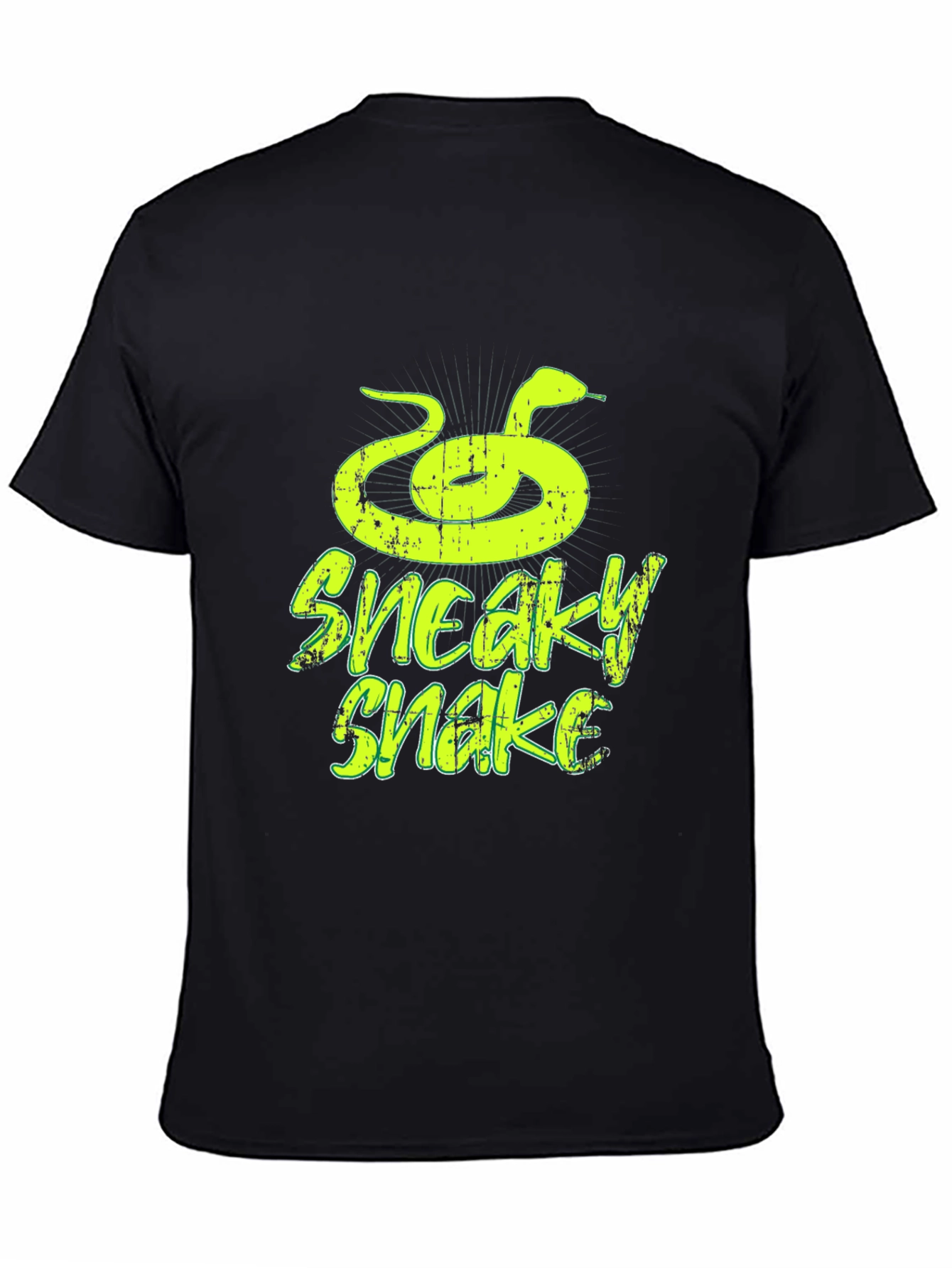Sneaky Snake Graphic Tee - Trendy Mens T-Shirt