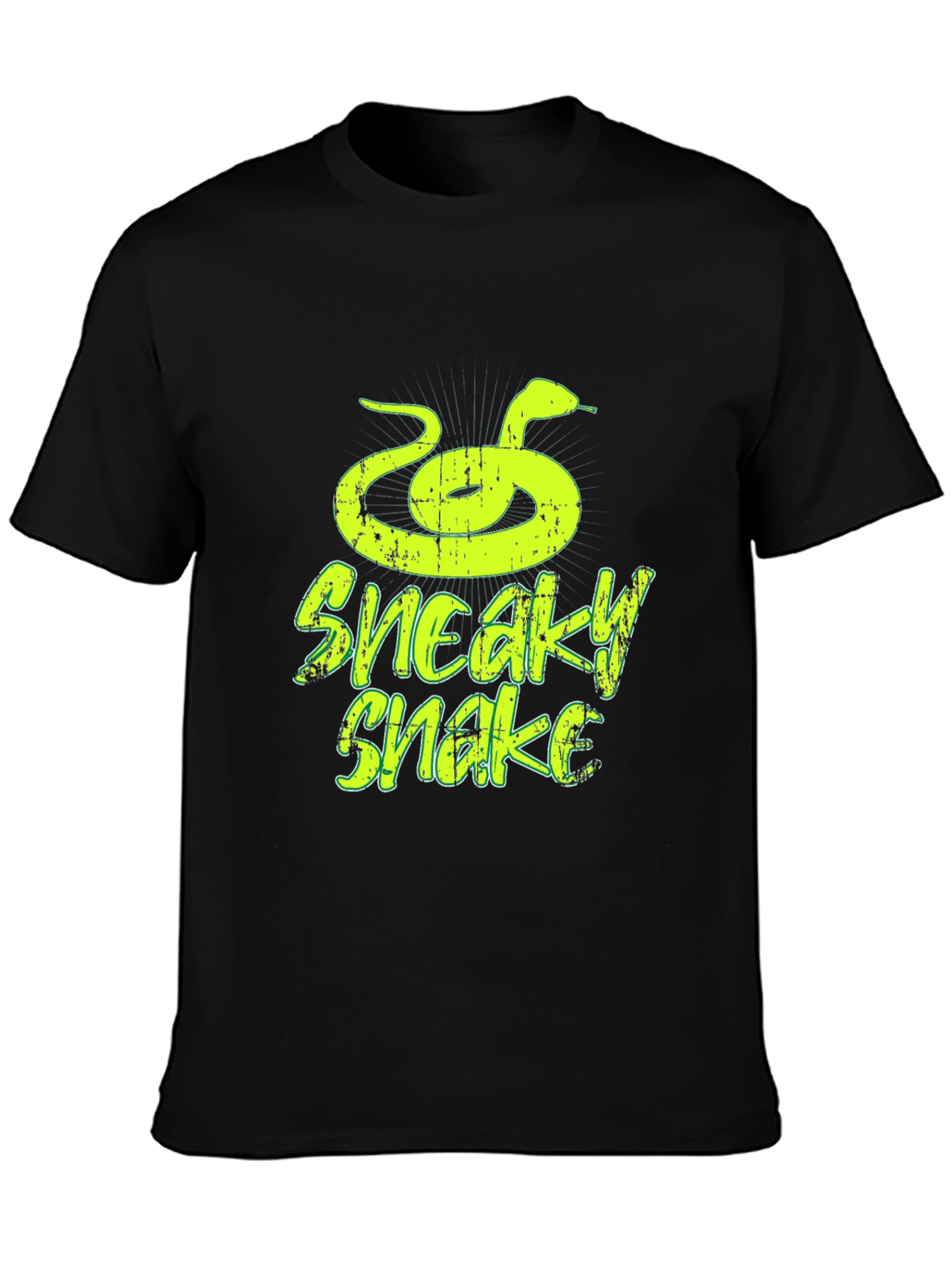 Sneaky Snake Graphic Tee - Trendy Mens T-Shirt